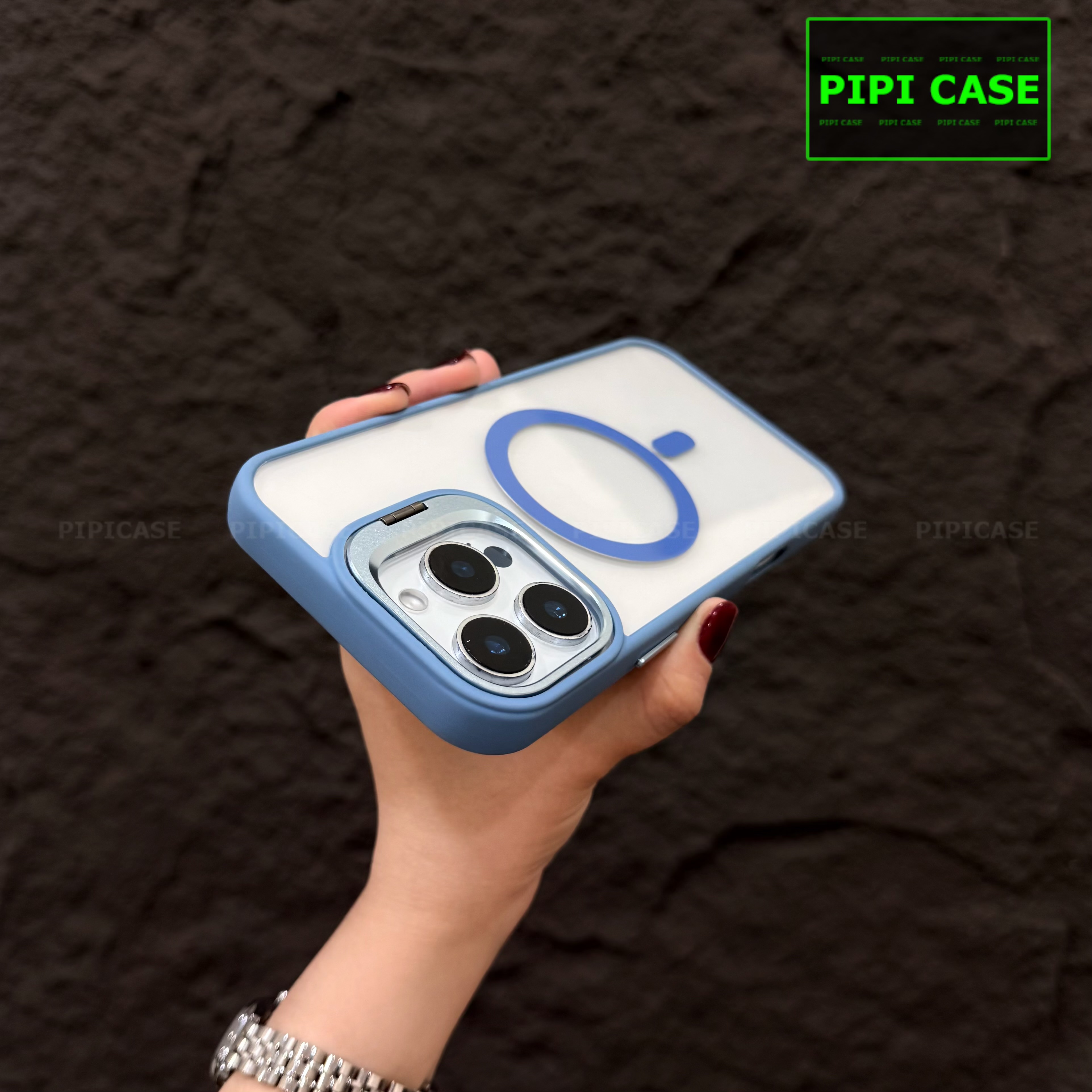 Ốp Lưng iPhone 14 Pro Max - Dansi - Xanh Nhạt_thumbnail_11