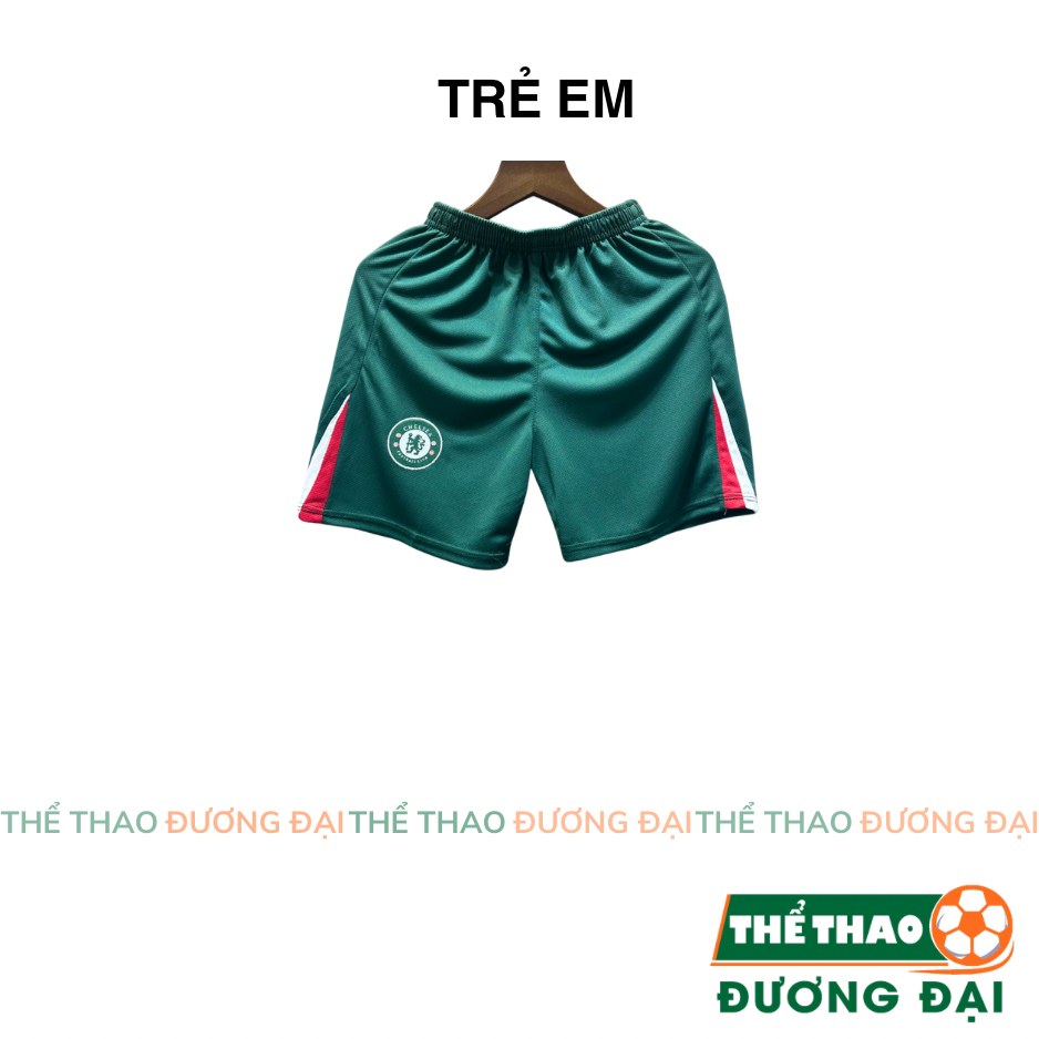 Quần Áo Bóng Đá Trẻ Em Chelse Trắng Thun Mè Thoáng Khí Đồ Đá Banh Cho Bé Thể Thao Đương Đại_thumbnail_1
