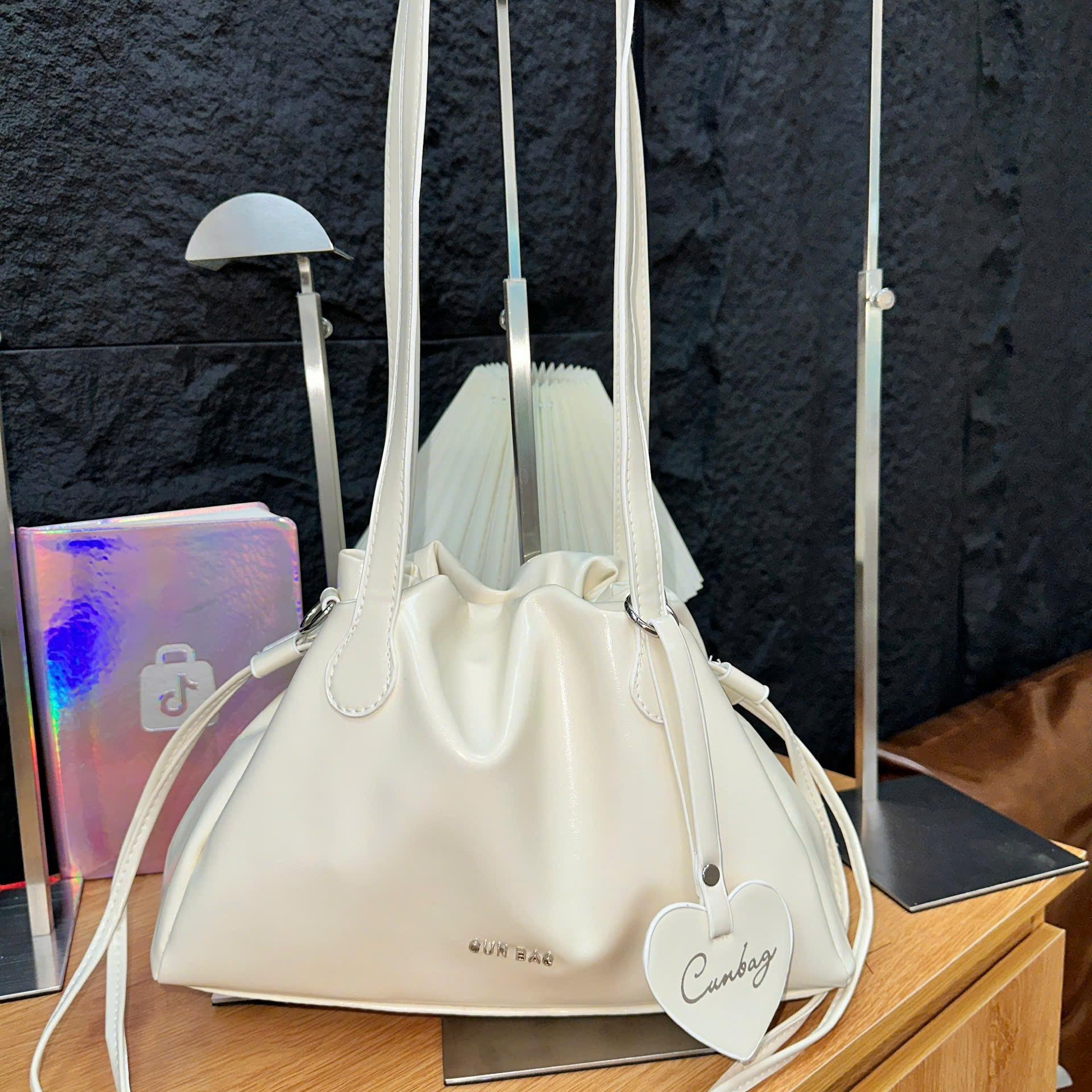 Túi Xách Nữ Cunbag Dây Rút Da Bóng Cao Cấp Quai Dài Đeo Vai Phong Cách Hàn Quốc Thanh Lịch CUN701_thumbnail_1