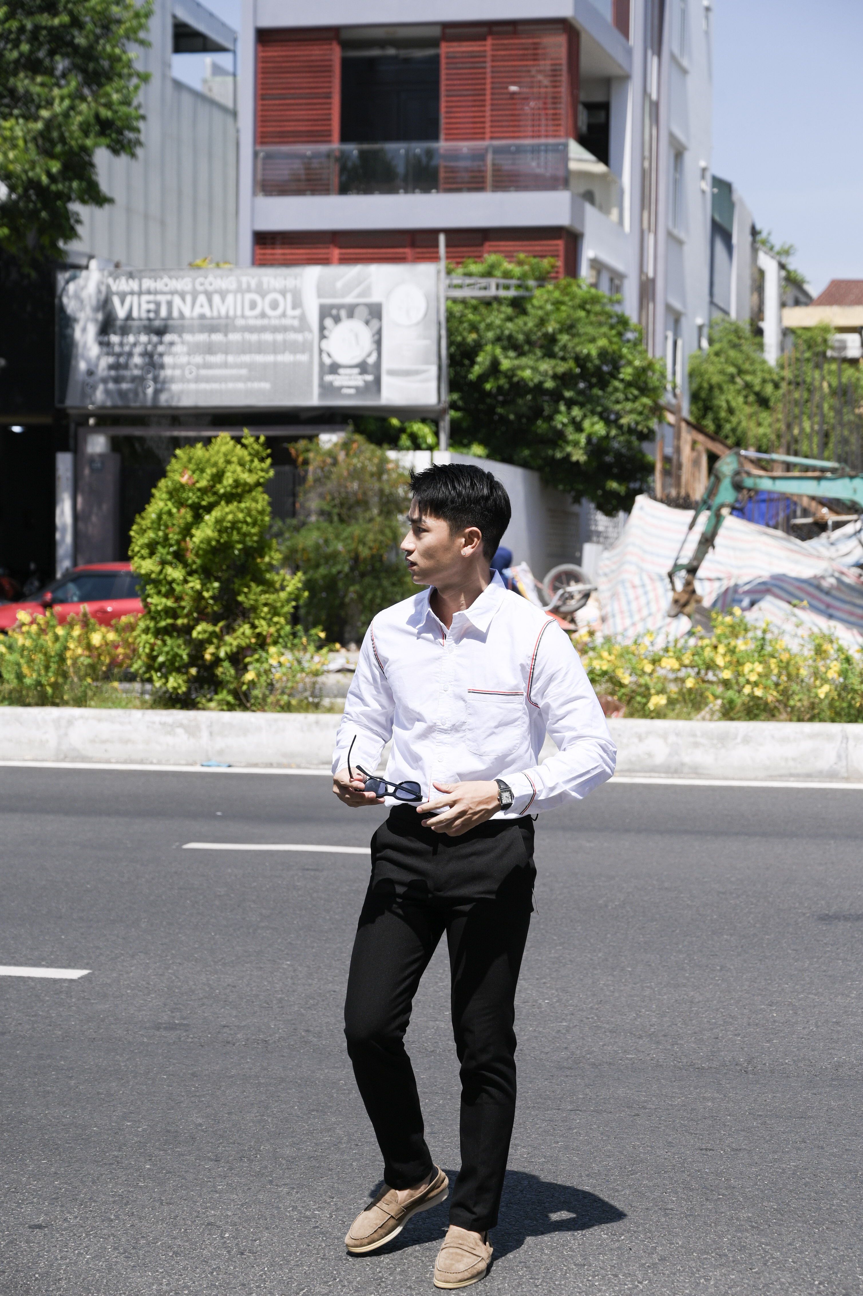 SA71 - Áo sơ mi nam dài tay phong cách Nhật, dáng rộng, cotton 100%, 3 màu Xanh Hoàng Gia, Xanh Nhạt, Trắng_thumbnail_5