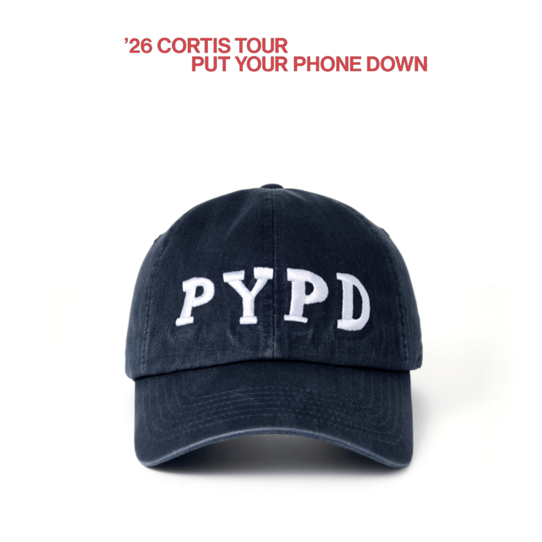 CORTIS PYPD MERCH TOUR BALL CAP (NAVY)