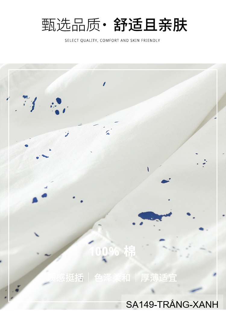 SA149 - Áo sơ mi nam dài tay phong cách Nhật Bản, chất cotton 100%, họa tiết sơn mài trẻ trung, form regular_thumbnail_7