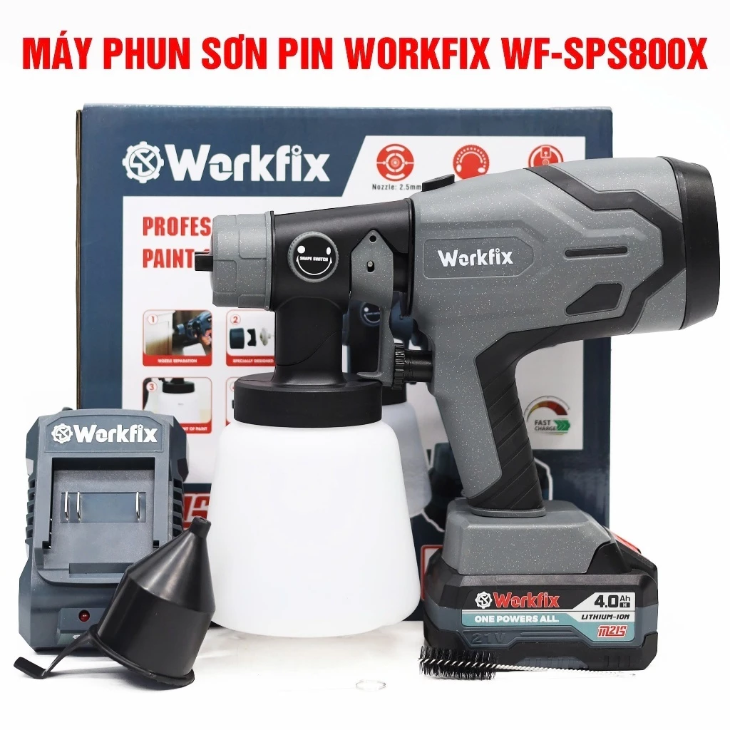 Máy Phun Sơn Pin WORKFIX WF-SPS800X – Máy Phun Sơn Cầm Tay 800ml, 2 Chế Độ Phun_thumbnail_4
