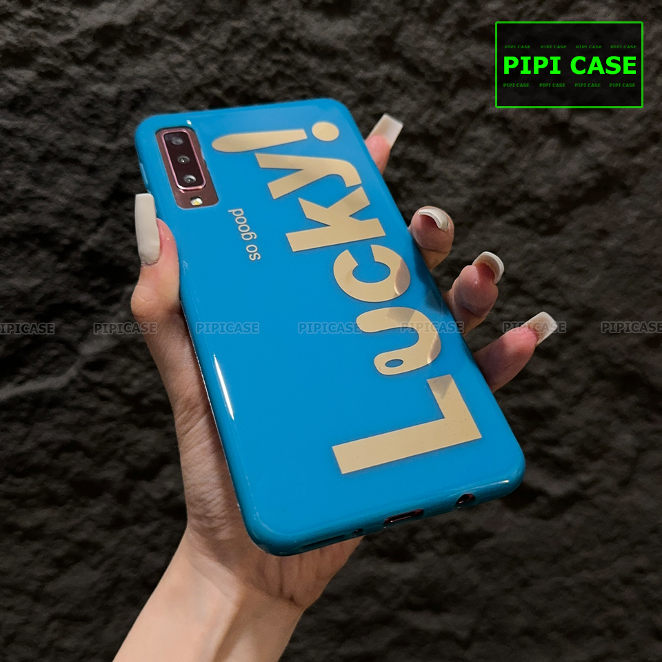 Ốp Lưng Samsung A7 2018 - Lucky - Xanh Dương_thumbnail_2