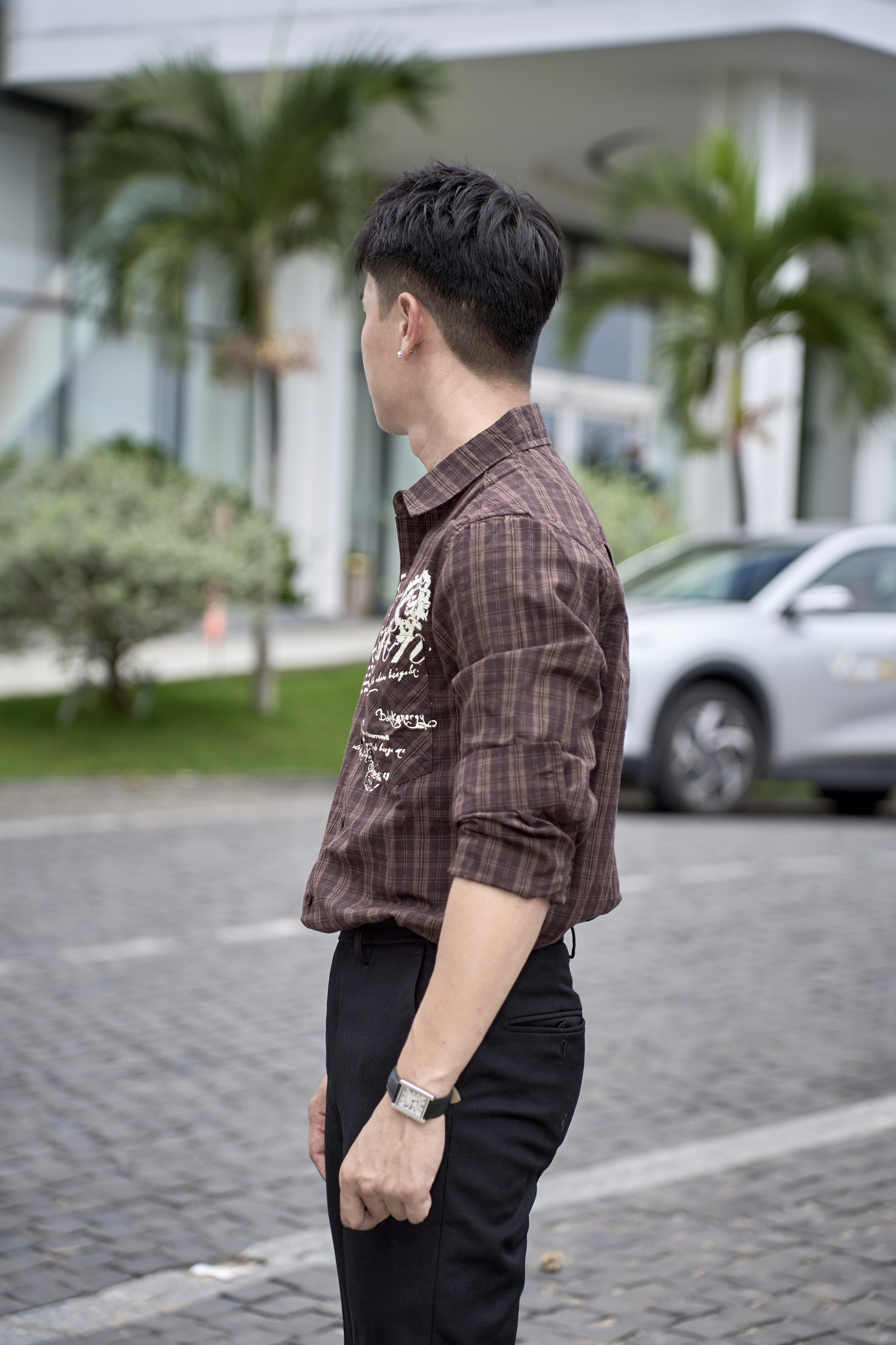 SA114 - Áo sơ mi nam kẻ caro in chữ phong cách streetwear dáng rộng_thumbnail_9