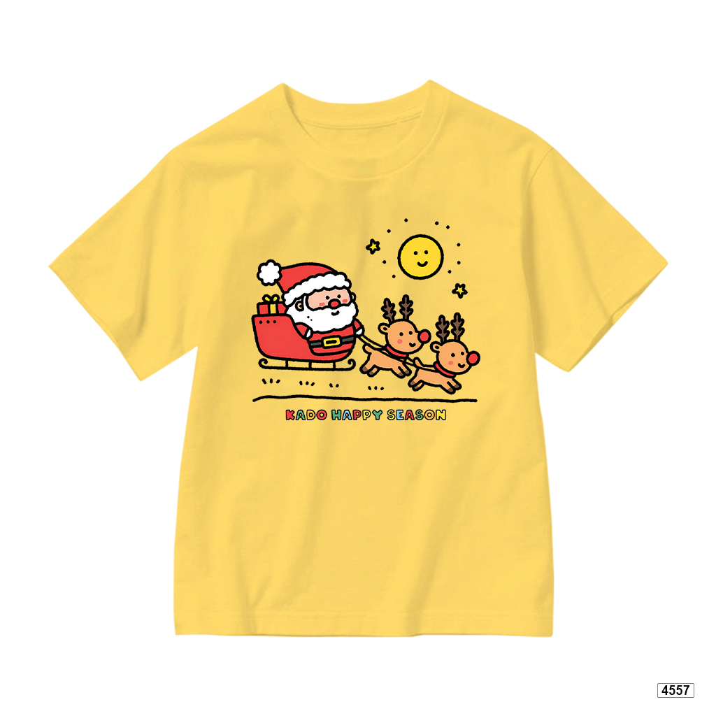 Áo thun bé gái form rộng gấu xinh giáng sinh Kado 4557_thumbnail_0