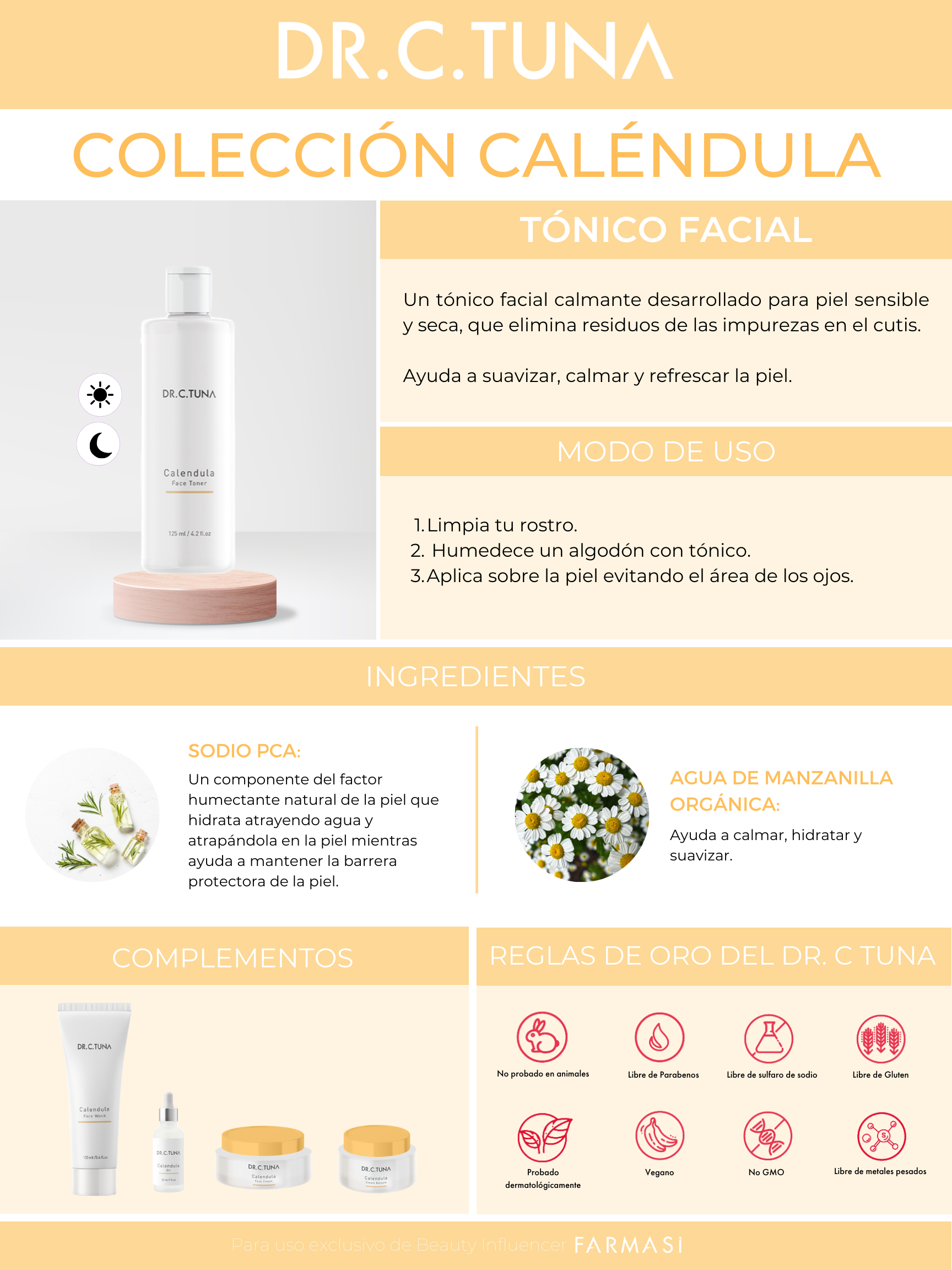 Calendula Tónico Facial