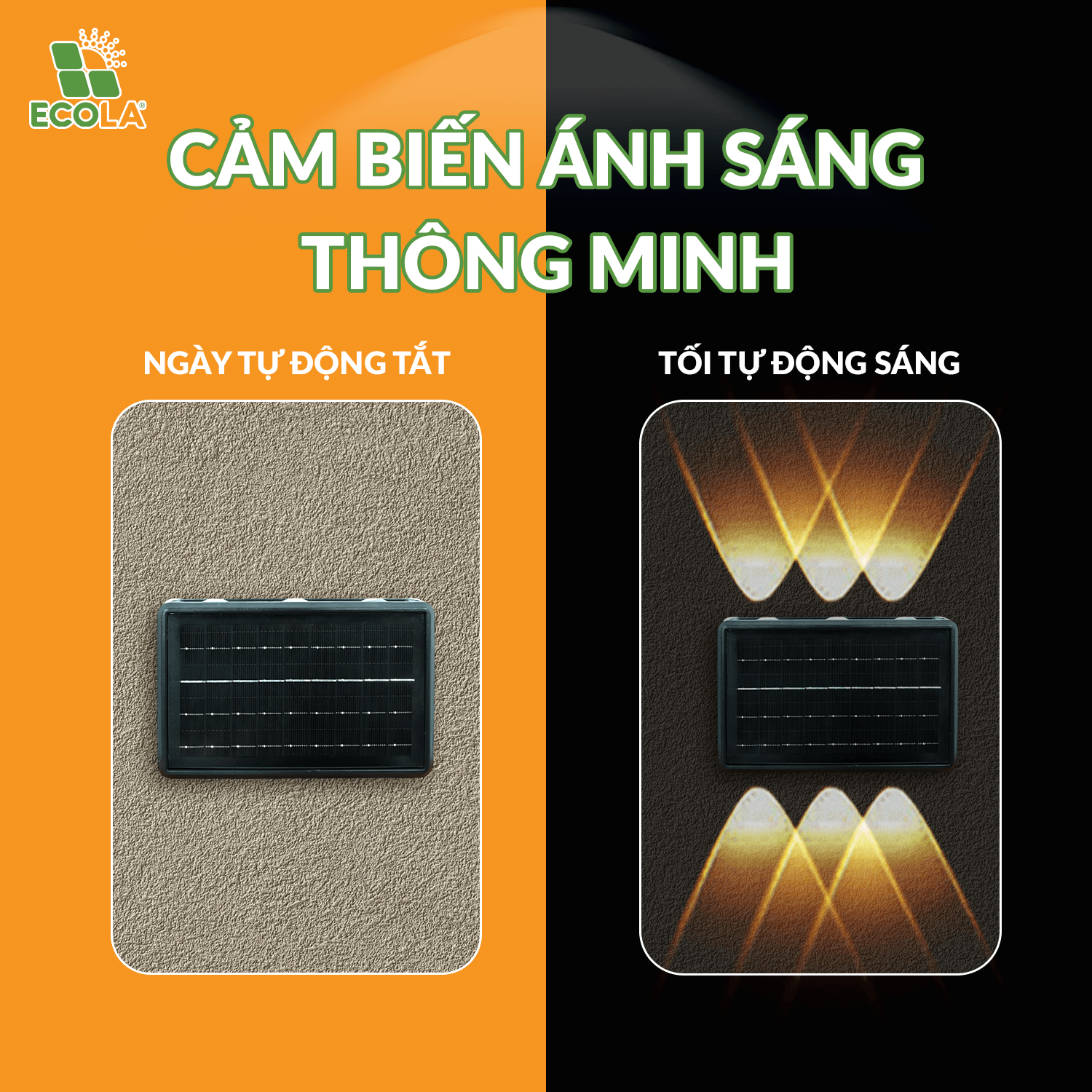 Đèn trang trí hắt tường năng lượng mặt trời ECOLA HT11_thumbnail_5