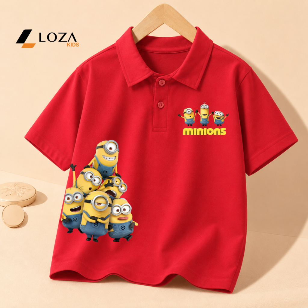 Áo polo bé trai hình Minion - Loza Kids PL3670_thumbnail_2