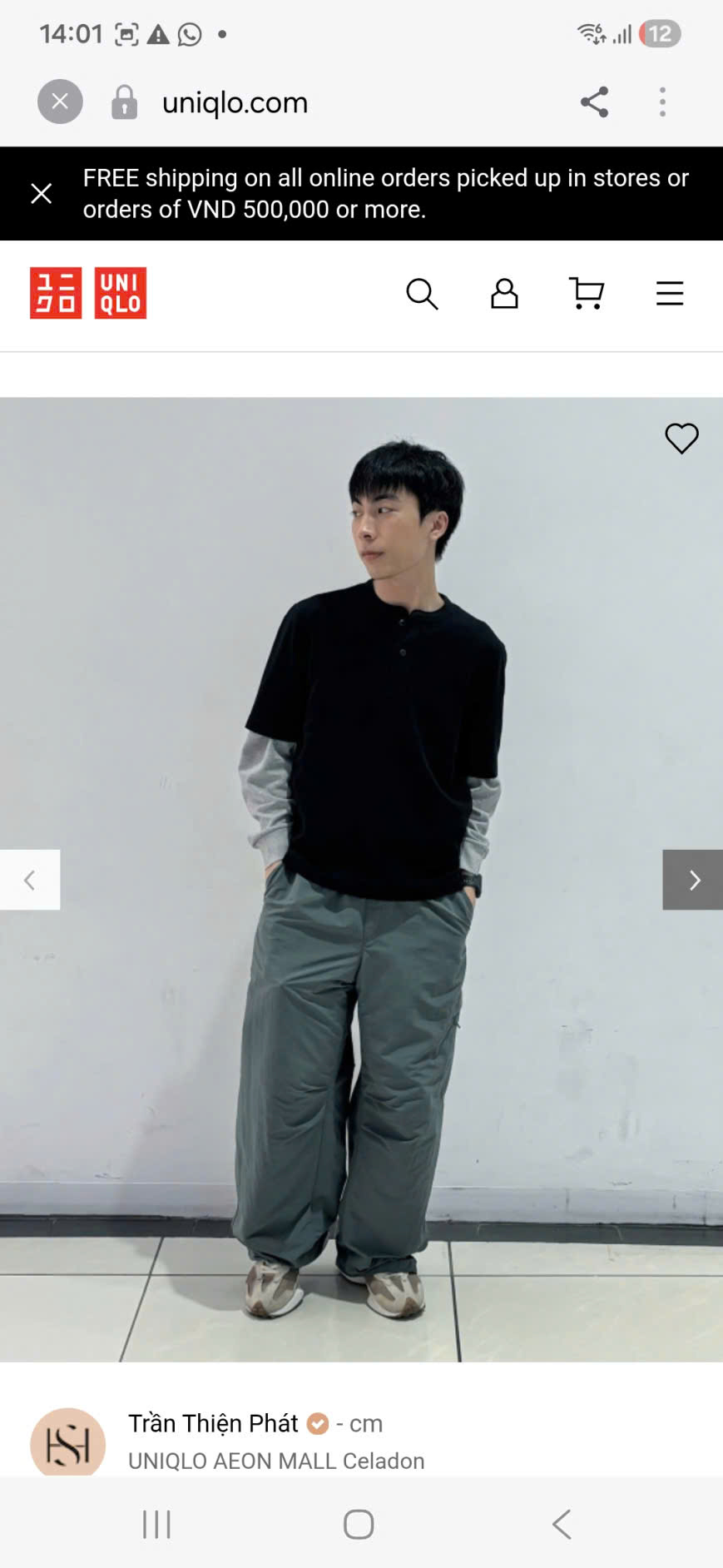Q121 - Quần gió nữ
