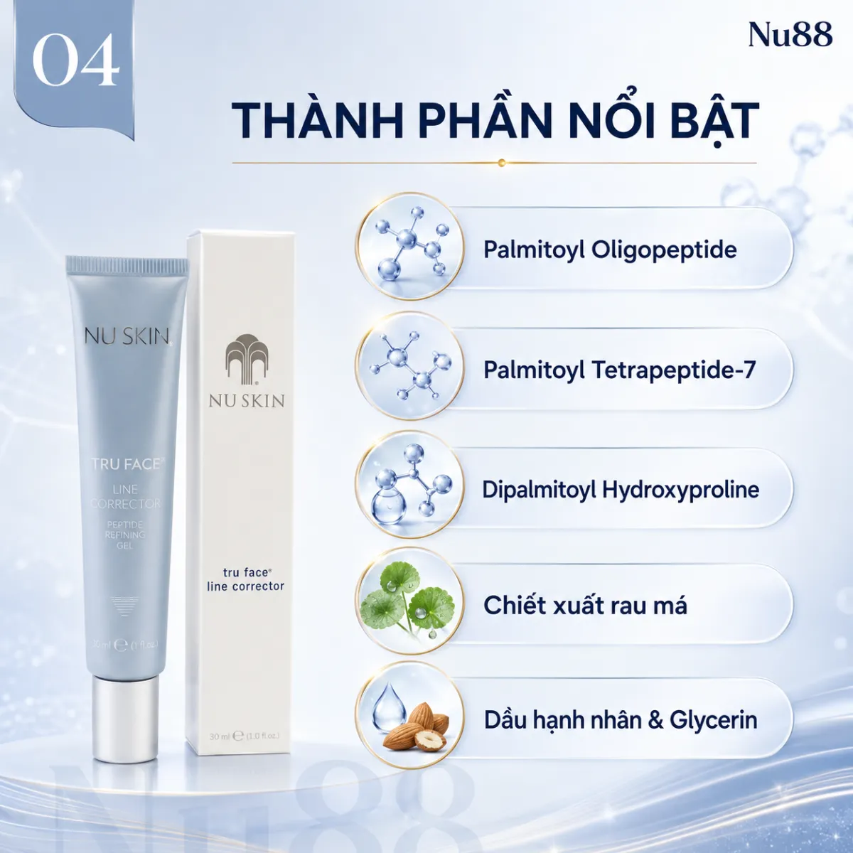 Kem Làm Mờ Nếp Nhăn Tru Face Line Corrector Peptide Refining_thumbnail_4