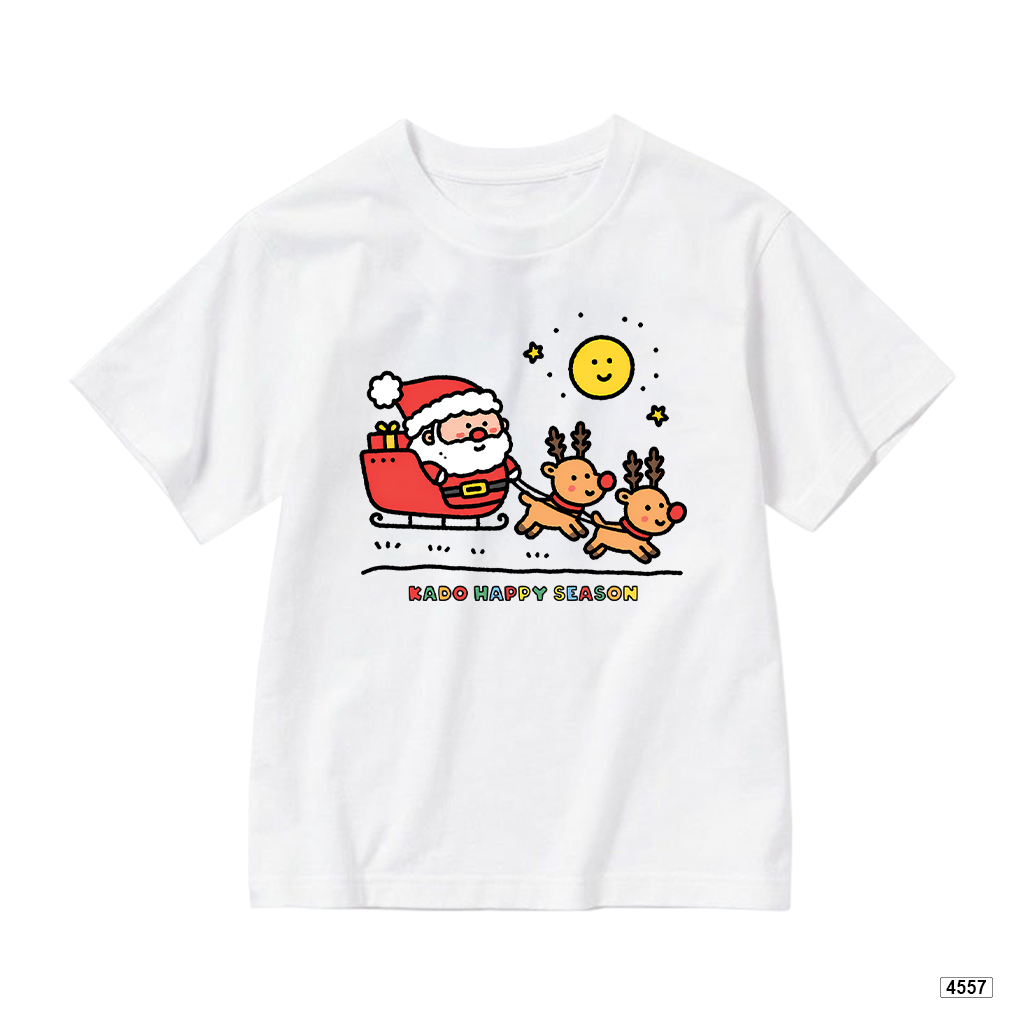 Áo thun bé gái form rộng gấu xinh giáng sinh Kado 4557_thumbnail_7