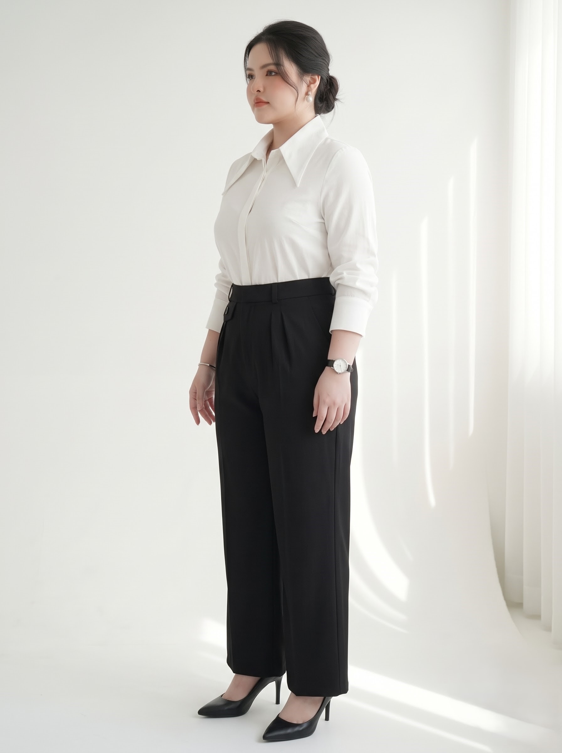 BIGSIZE NỮ - Quần tây suông nắp túi kiểu dành cho nàng 55-95kg V-QD037_thumbnail_2