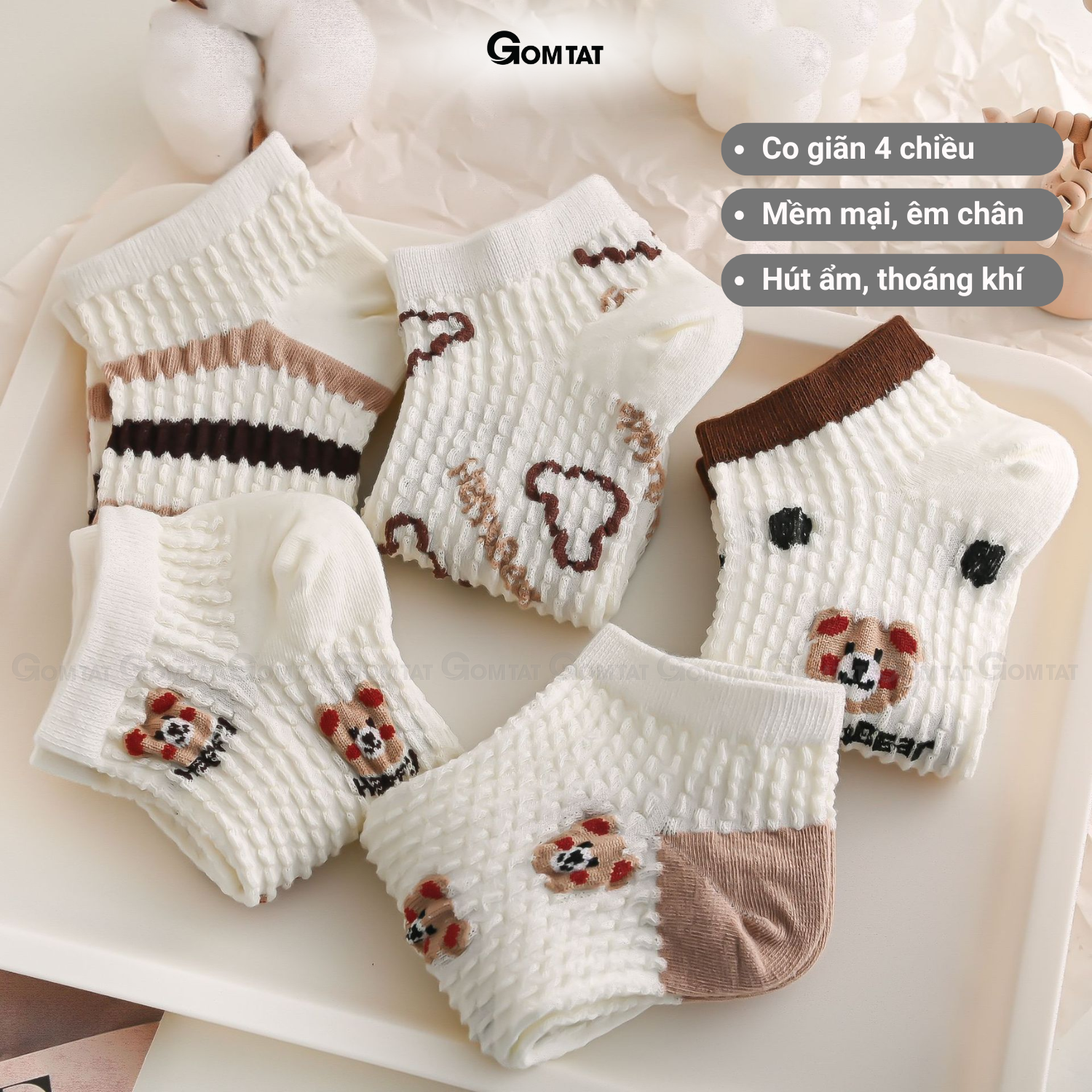 Set 5 đôi tất vớ nữ cổ ngắn UYE-CBCN_thumbnail_74