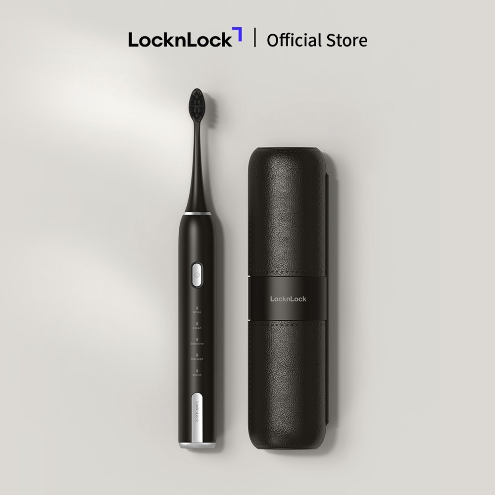 Bàn chải đánh răng điện LocknLock Electric toothbrush ENR386 5 chế độ linh hoạt kèm hộp đựng bàn chải - 2 Màu