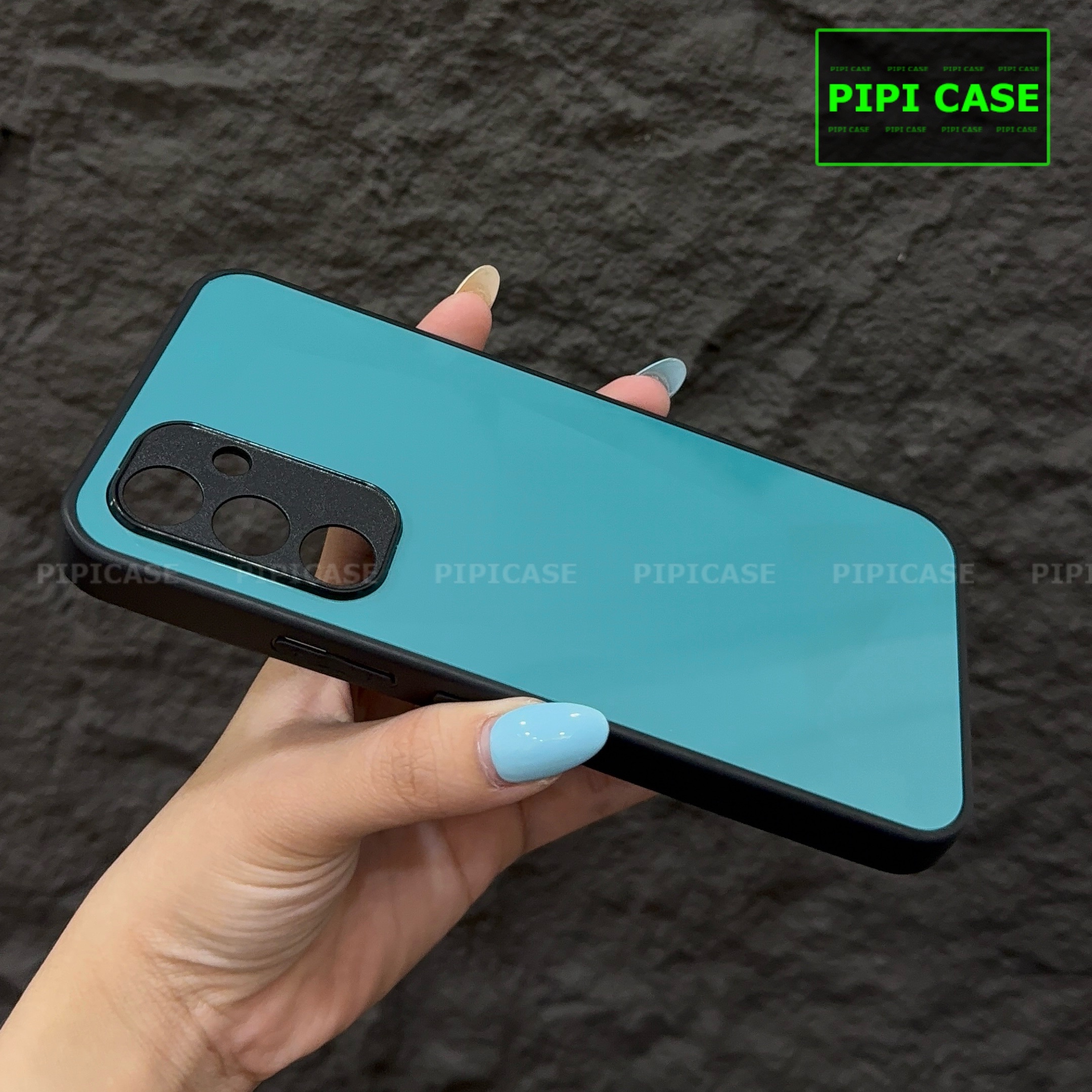 Ốp Lưng Samsung A34 - Kim Cương 6D - Xanh Ngọc_thumbnail_2