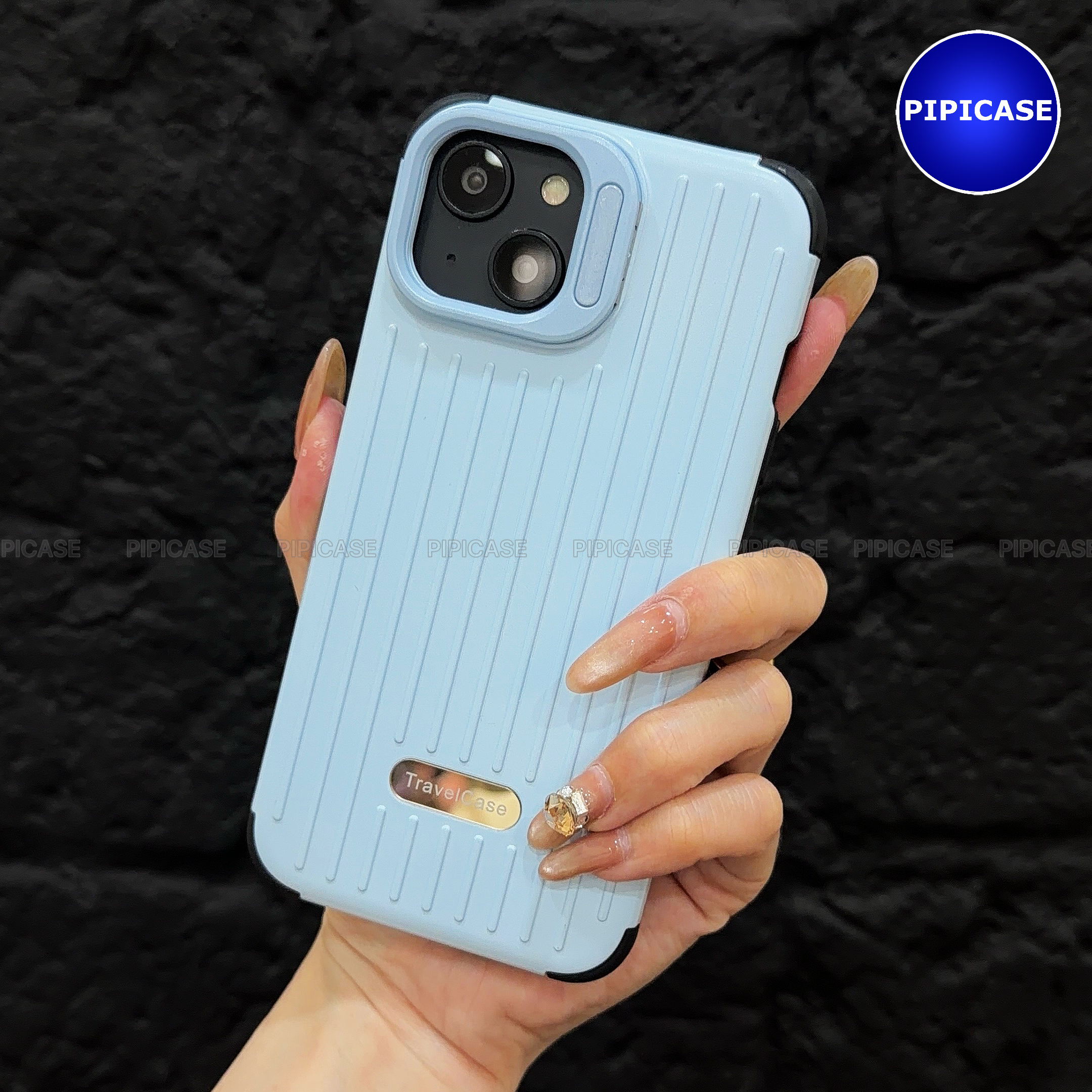 Ốp Lưng iPhone 13 - Hondao - Xanh Nhạt