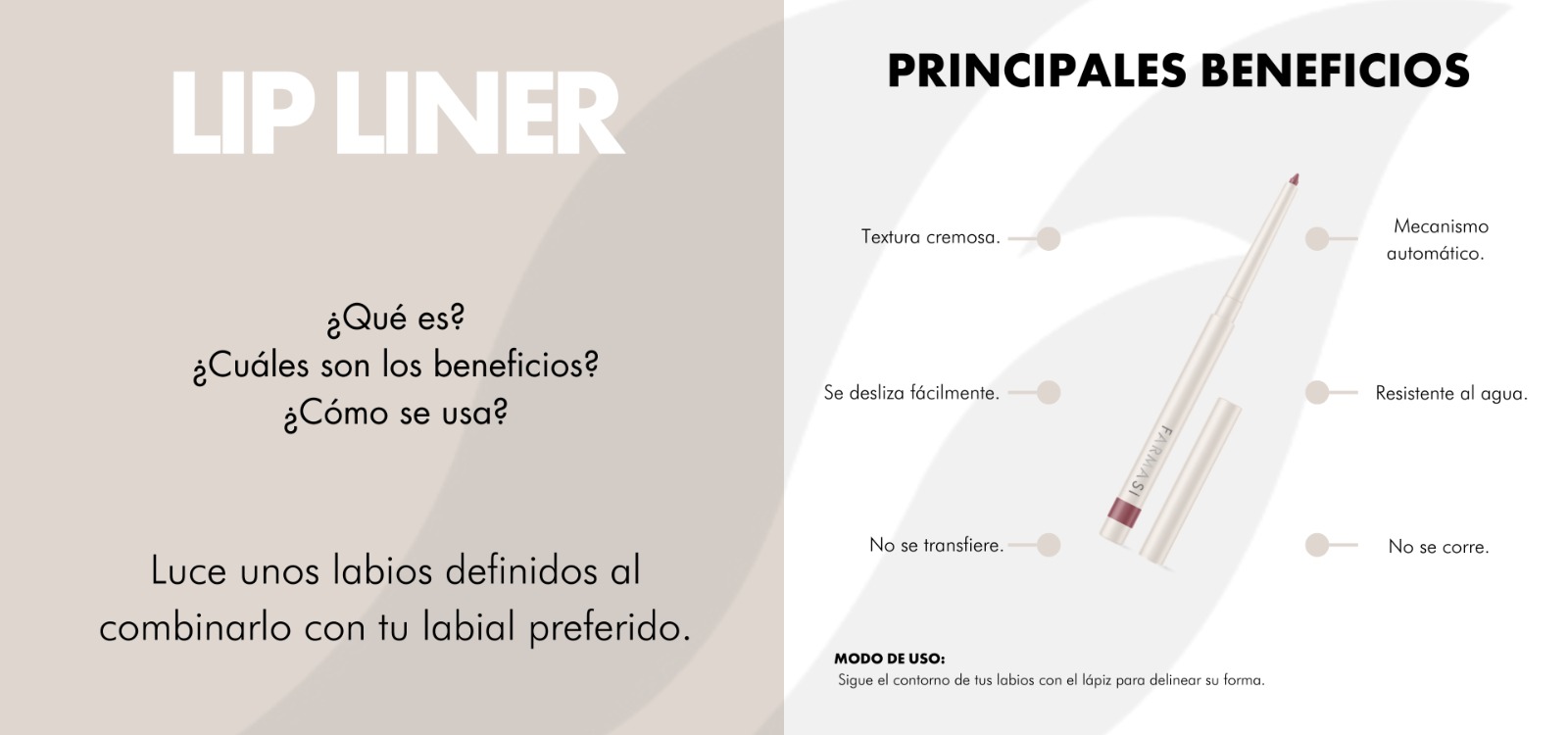 Lip Liner Delineador para Labios