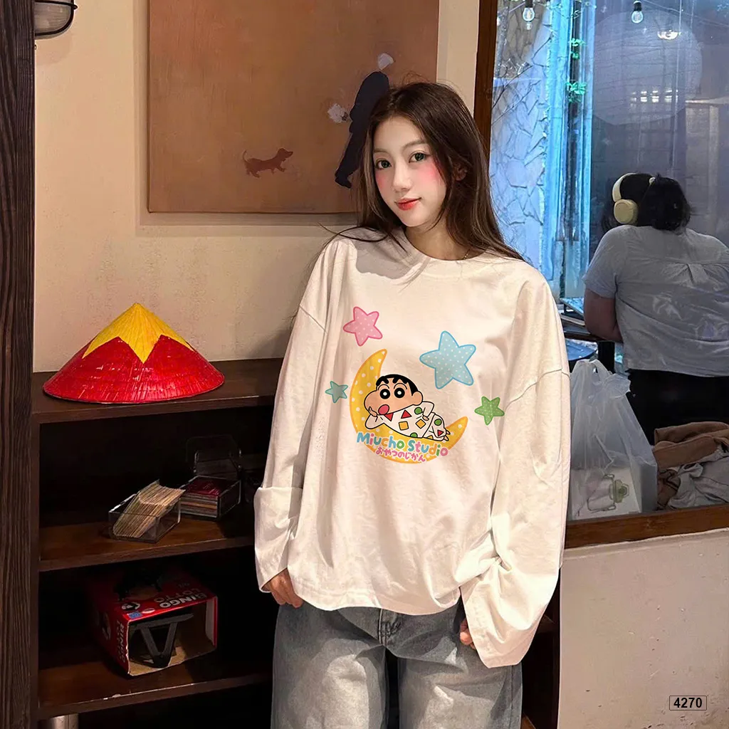 Áo thun tay dài trăng sao Miucho 4270_thumbnail_3