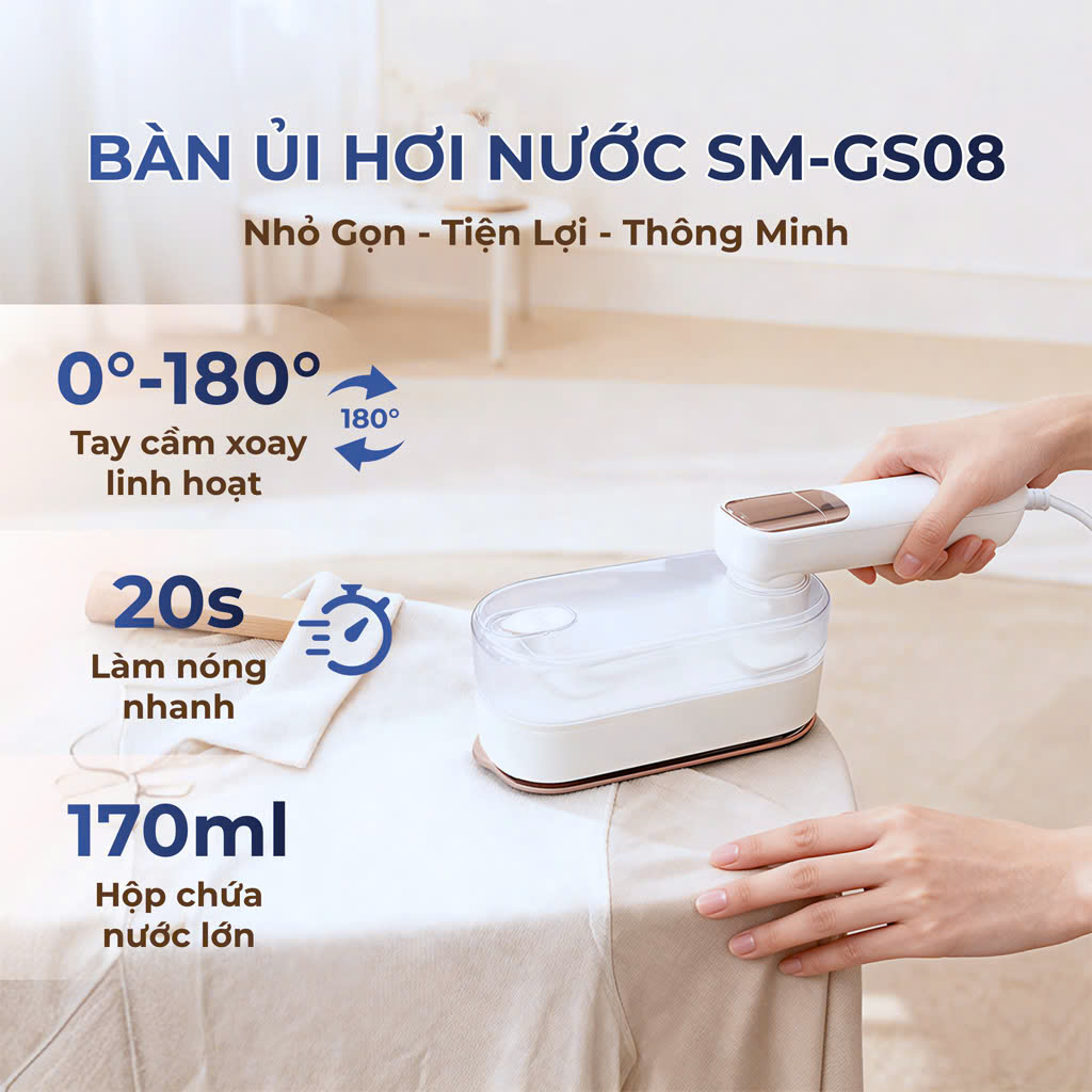 BÀN ỦI HƠI NƯỚC