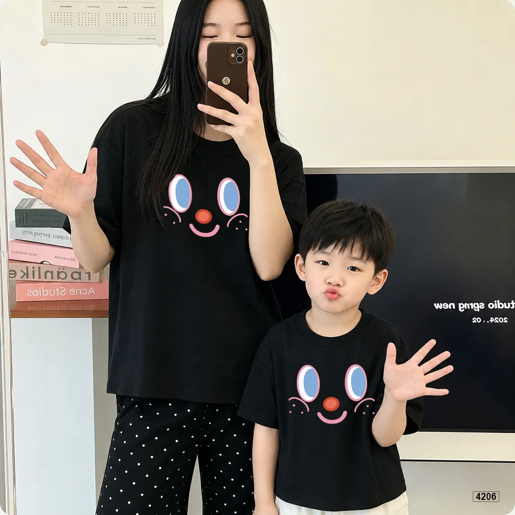 Áo thun gia đình Mặt cười đáng yêu Kado 4206_thumbnail_3