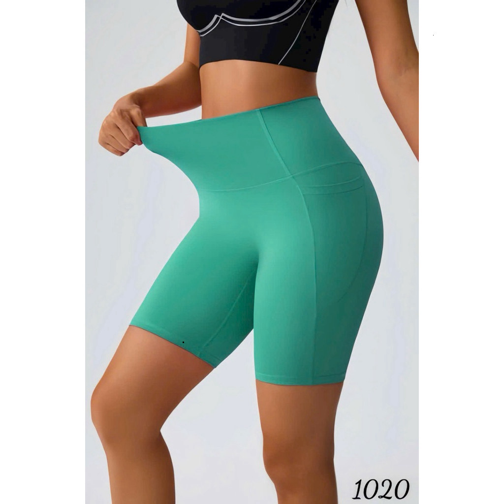 Yumii Sportswear Quần Ngố Thể Thao Tập Gym Yoga Nữ Naqi 1020 Dáng Ôm Body Vải Thun Lạnh Co Giãn Mát Thấm Hút Mồ Hôi_thumbnail_4