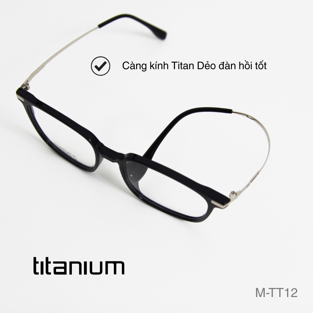 Gọng Kính Unisex Despoints Titanium cao cấp, gọng Titan thay được mọi loại tròng TT14_thumbnail_2