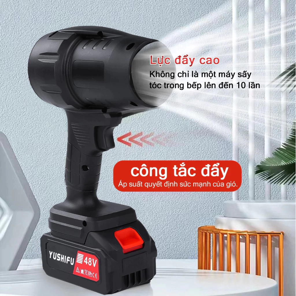 Máy Thổi Bụi Cầm Tay BFJ 900W – Máy Thổi Lá Phản Lực Không Dây Dùng Pin Phổ Thông_thumbnail_6