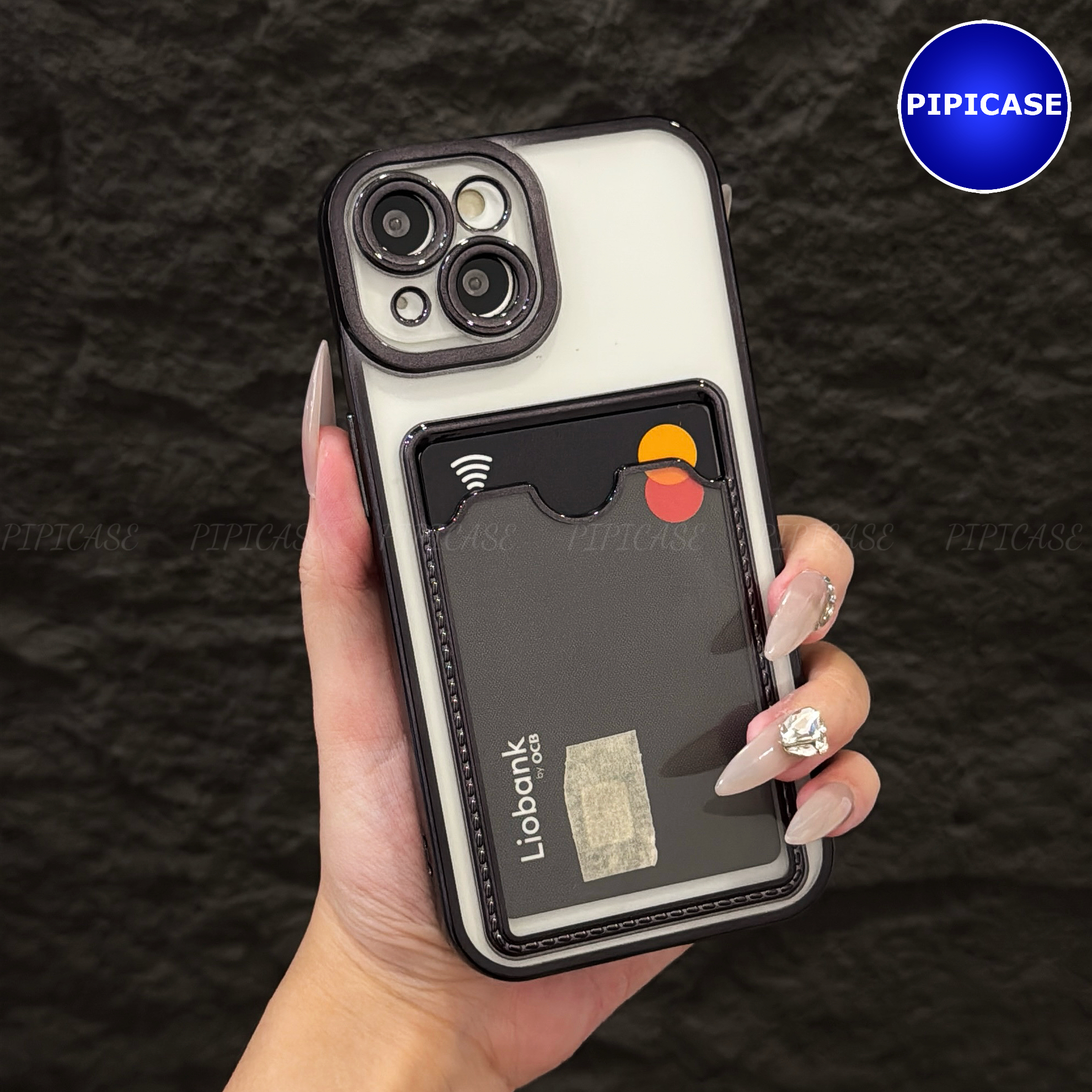Ốp Lưng iPhone 14 - Ốp Thẻ - Đen_thumbnail_6