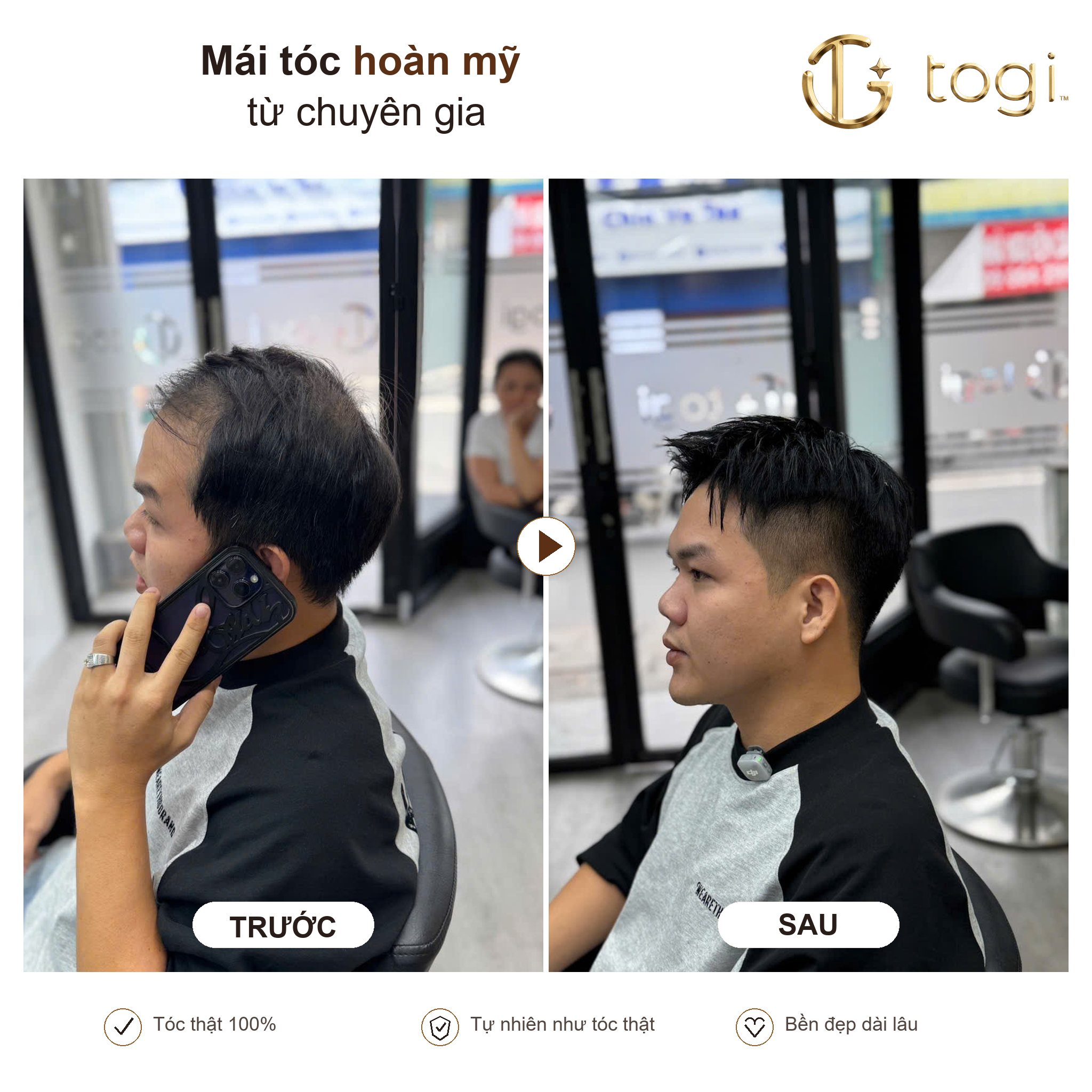 Togi65 góc nghiêng sau hoàn thiện