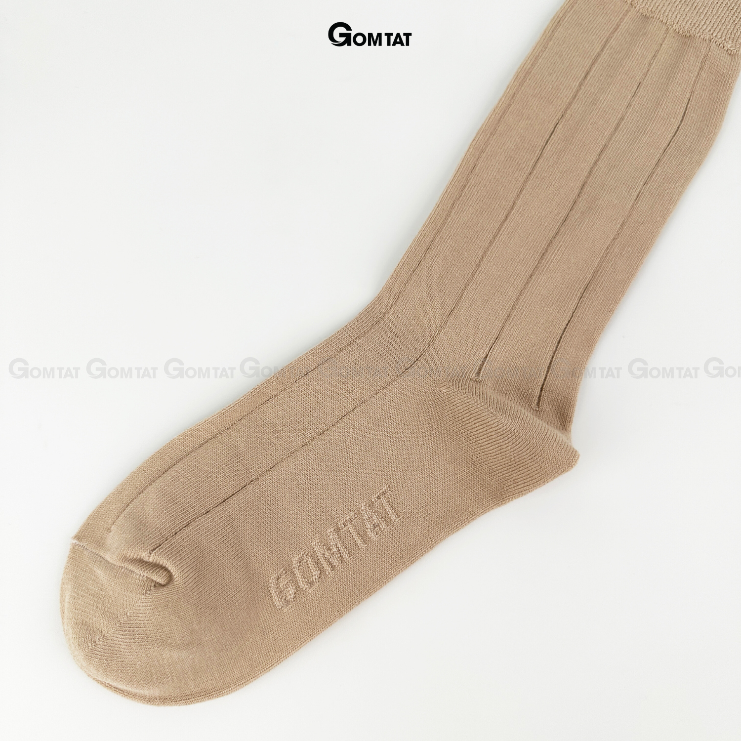 Hộp 4 đôi tất nam cao cổ GOMTAT mẫu gân chìm, chất liệu cotton thoáng mát, êm chân - STA-MIX09_thumbnail_2