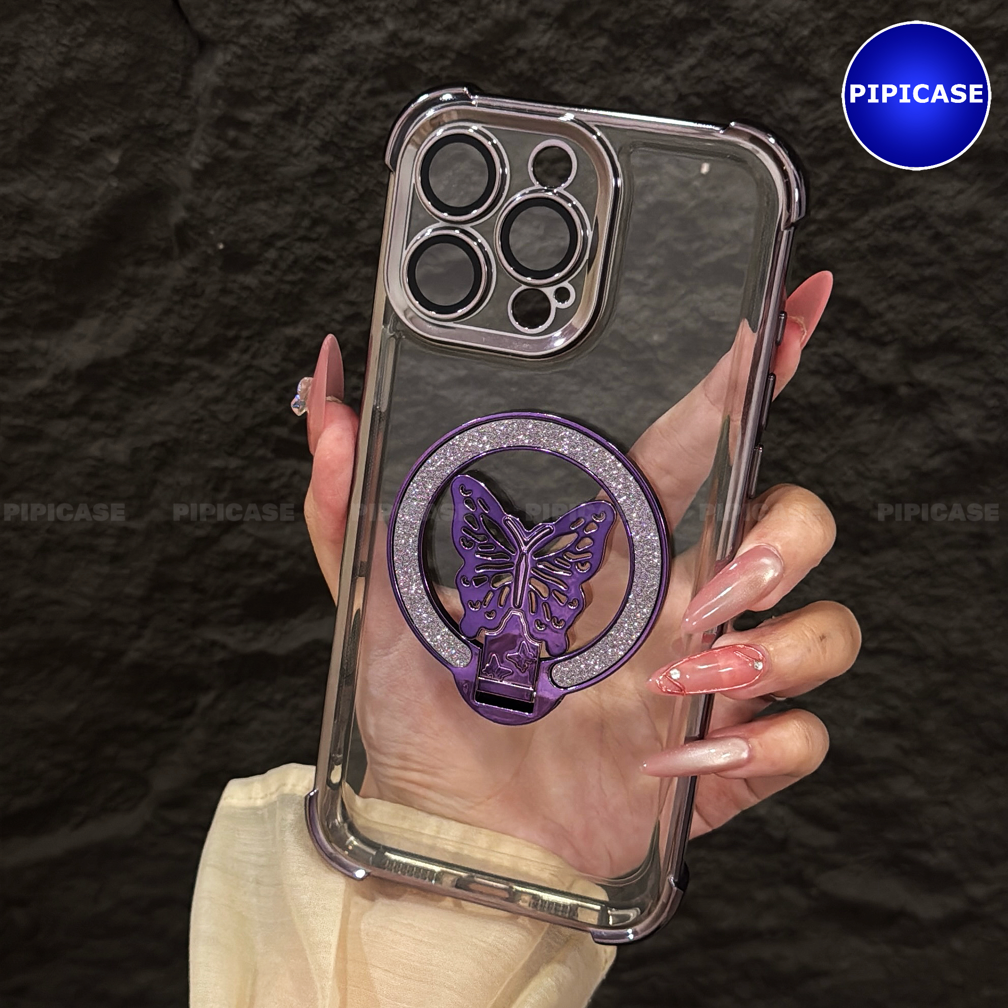 Ốp Lưng iPhone 16 Pro Max - MO - Tím