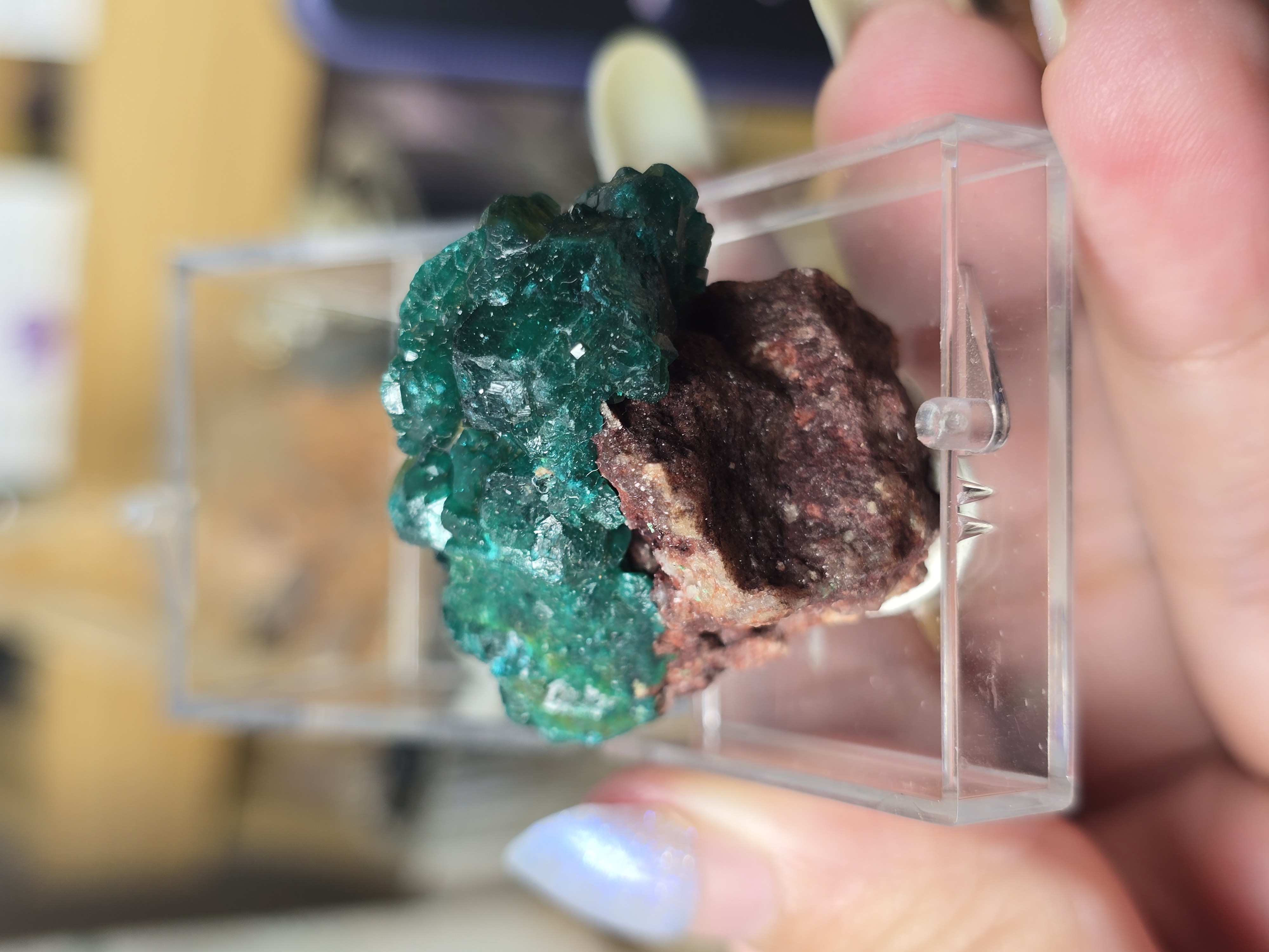 Tinh Thể Dioptase - CHDC Congo