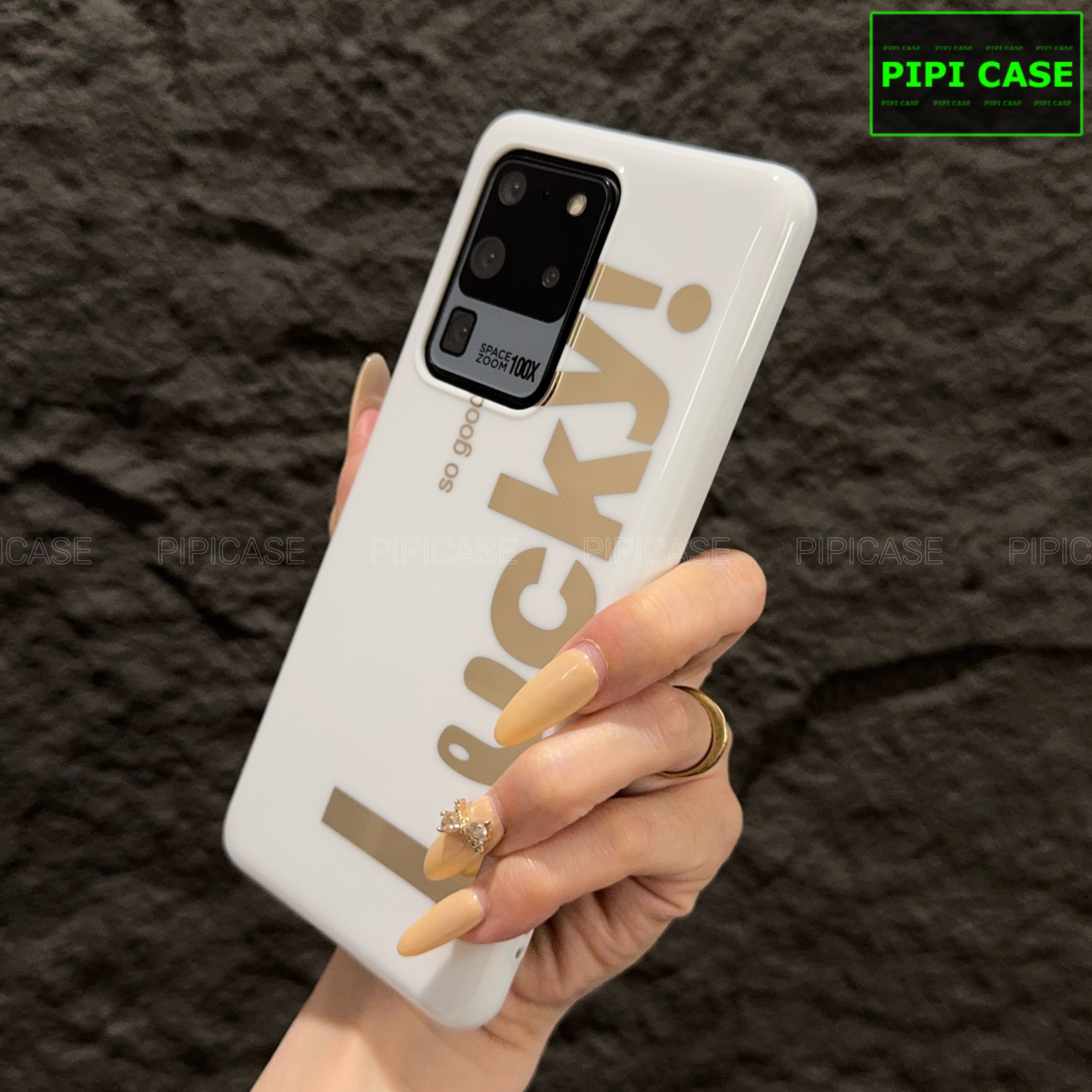 Ốp Lưng Samsung S20 Ultra 5G - Lucky - Trắng