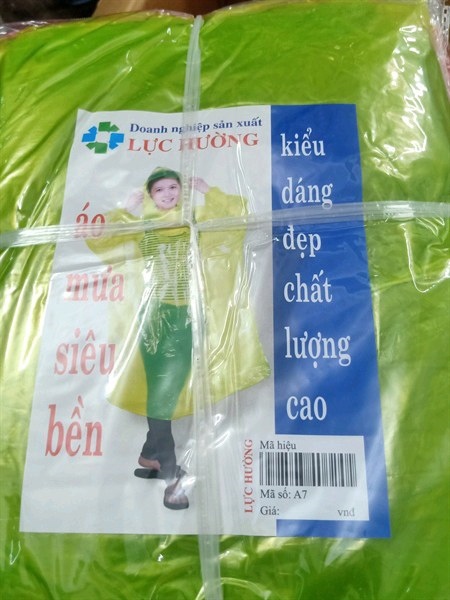 Áo mưa bộ lực hường loại dày