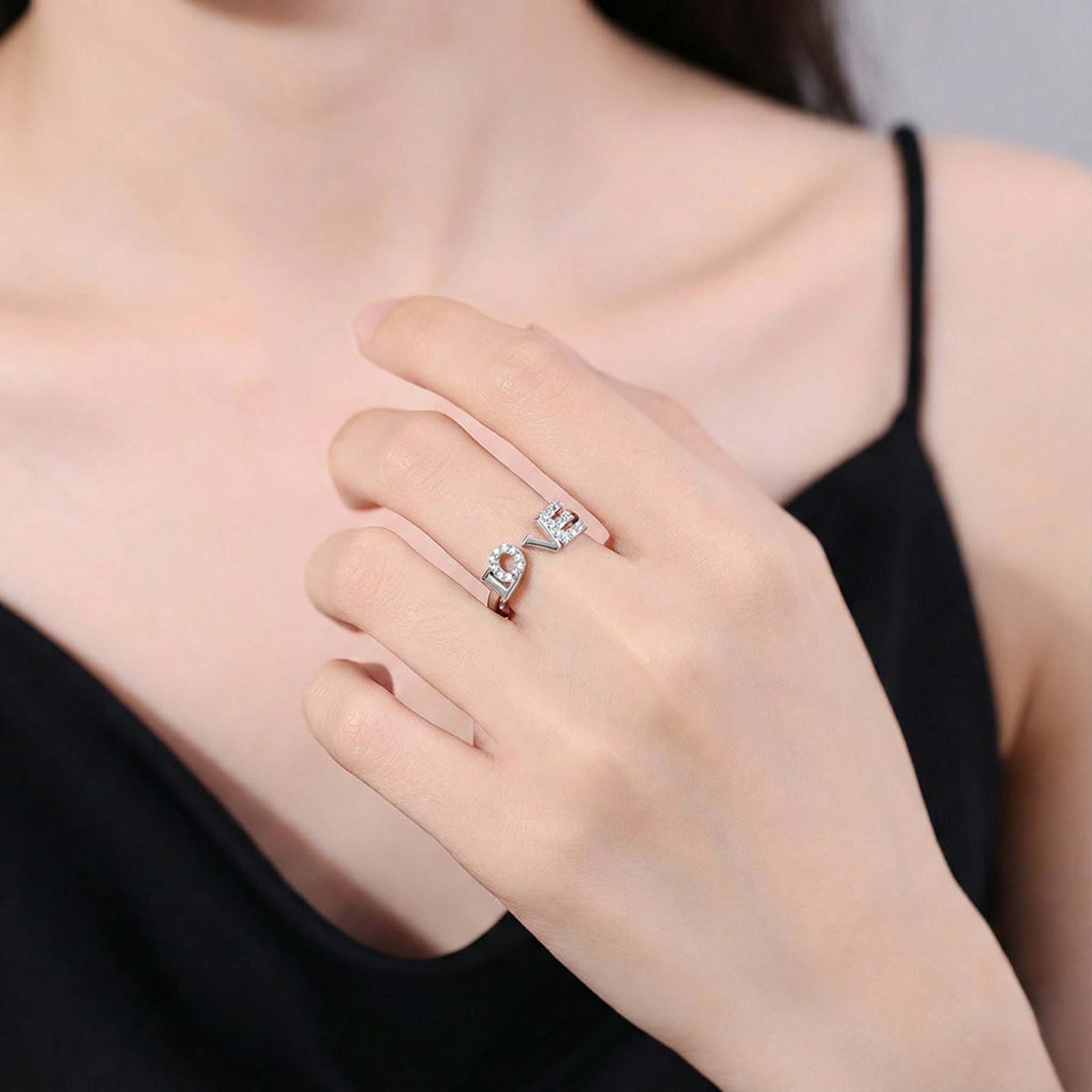 Nhẫn Chữ Love Bạc S925 Đính Đá – Phong Cách Trẻ Trung & Sành Điệu NNS024_thumbnail_1