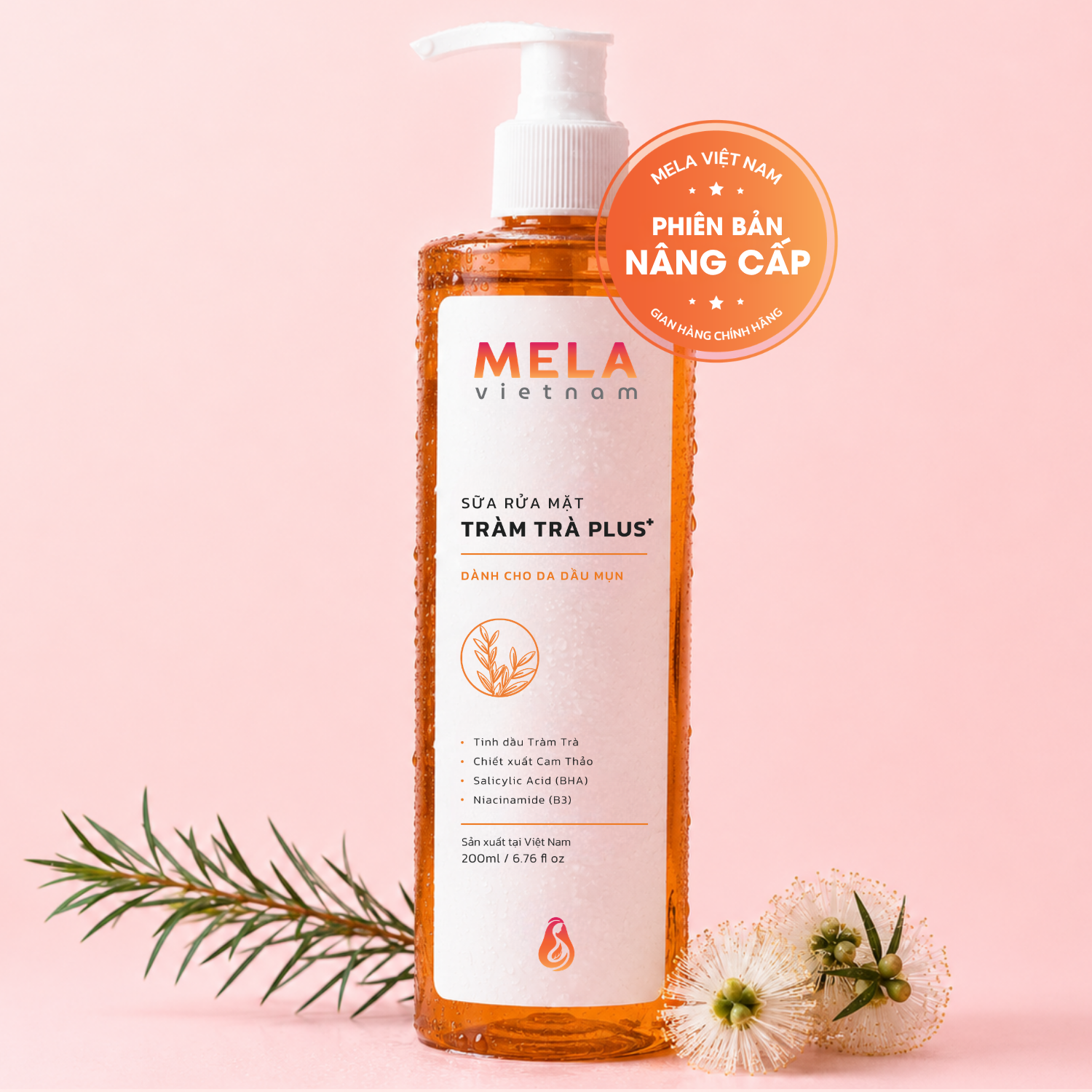 Sữa Rửa Mặt Tràm Trà Plus +