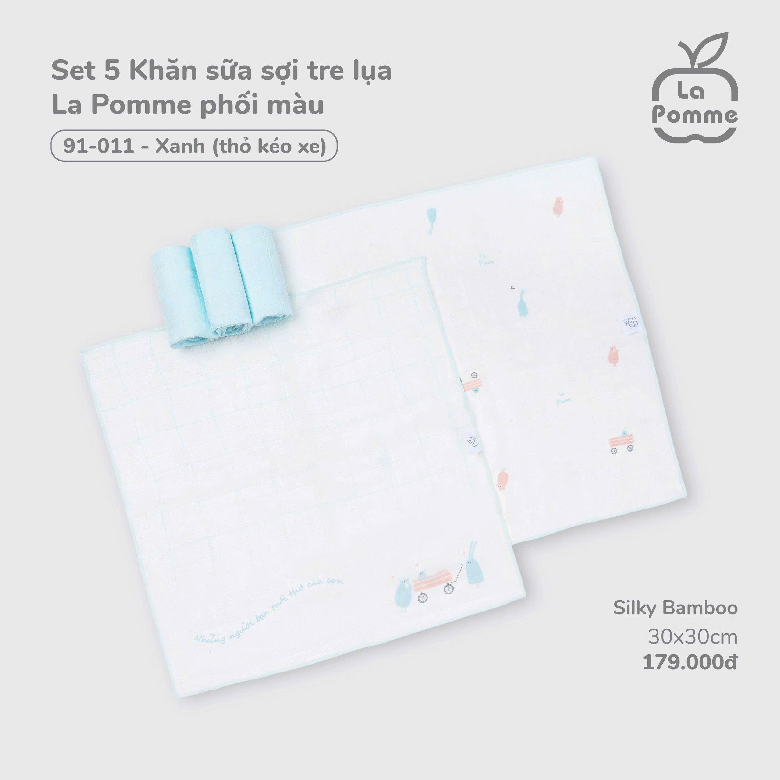 Set 5 khăn sữa La Pomme (30x30)_thumbnail_29