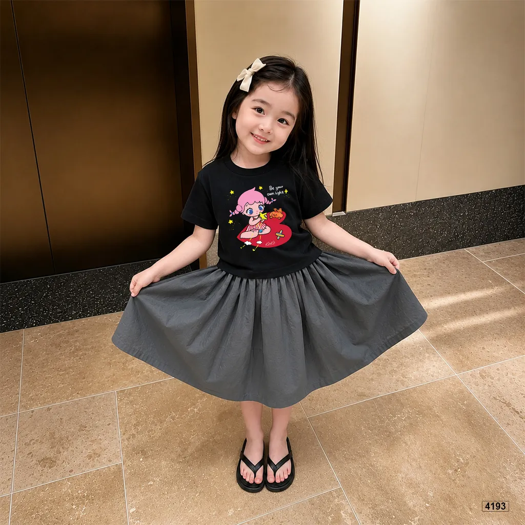 Áo thun bé gái Sweet Heart dễ thương Kado 4193_thumbnail_5