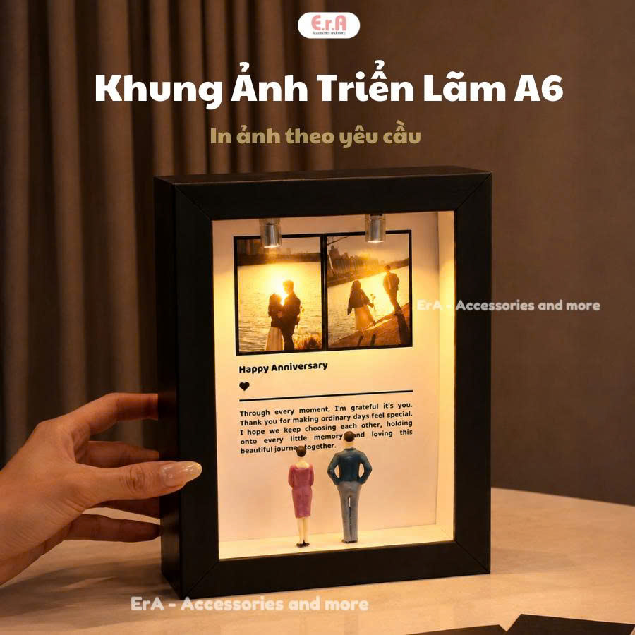 Khung ảnh, khung tranh A6 triển lãm in hình