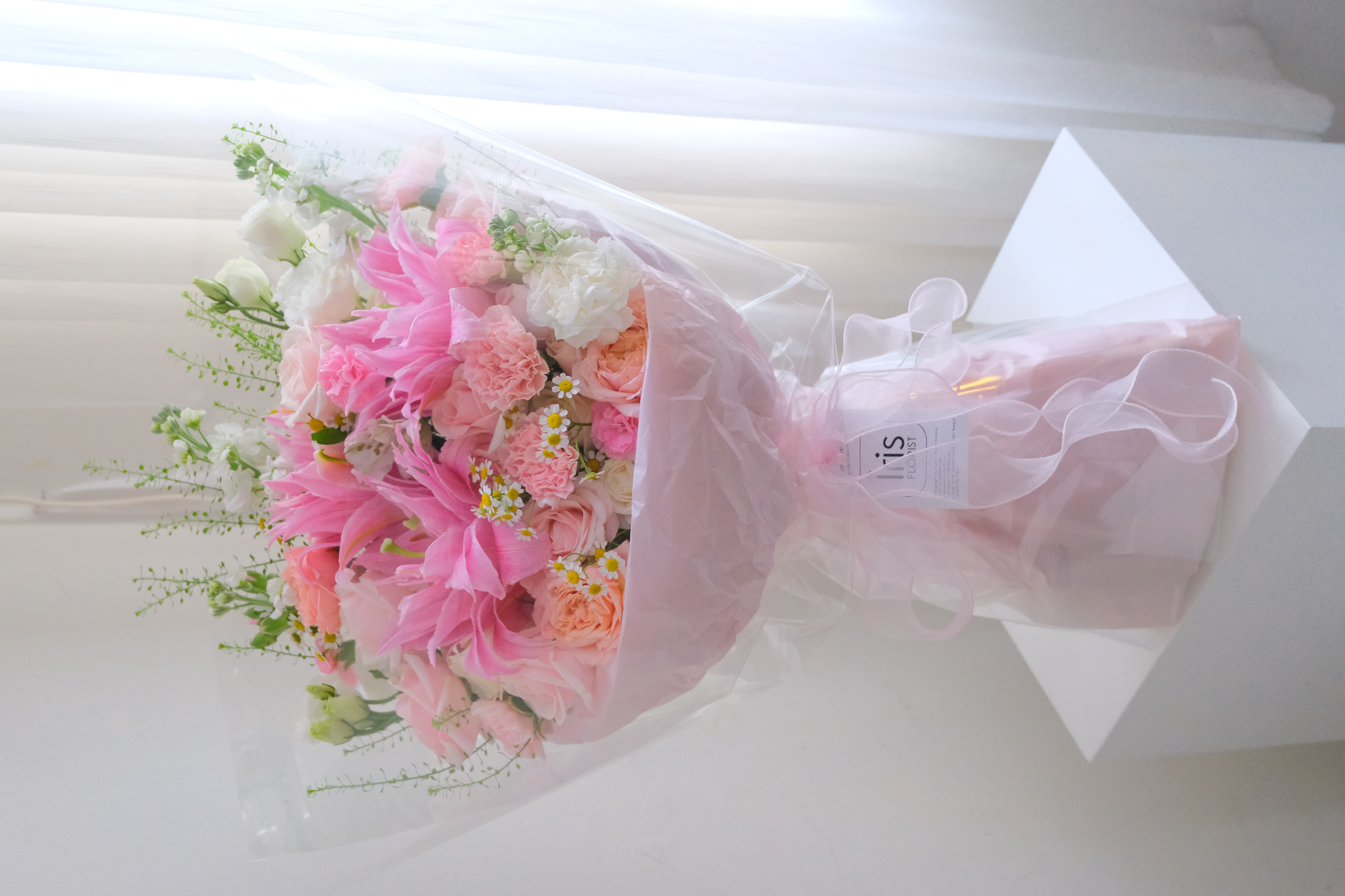 Bó hoa Ly hồng Tone cam đào - Size M