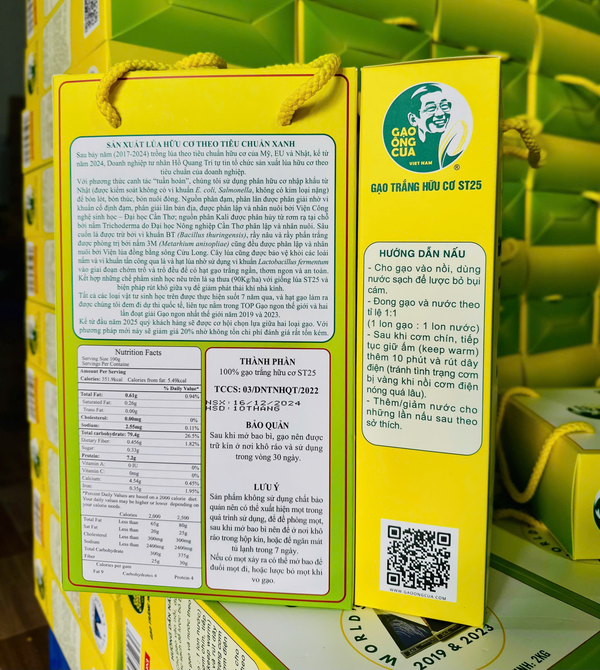 Gạo Ông Cua ST25 Organic (hộp 2kg)_thumbnail_2