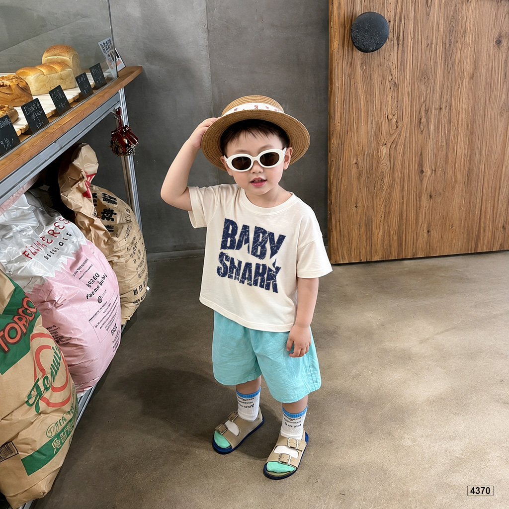 Áo thun bé trai baby shark form rộng Kado 4370_thumbnail_3