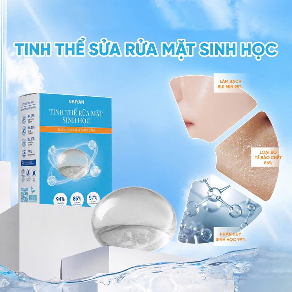 Tinh Thể Sữa Rửa Mặt Sinh Học [N-BIYAN] 100G_thumbnail_3