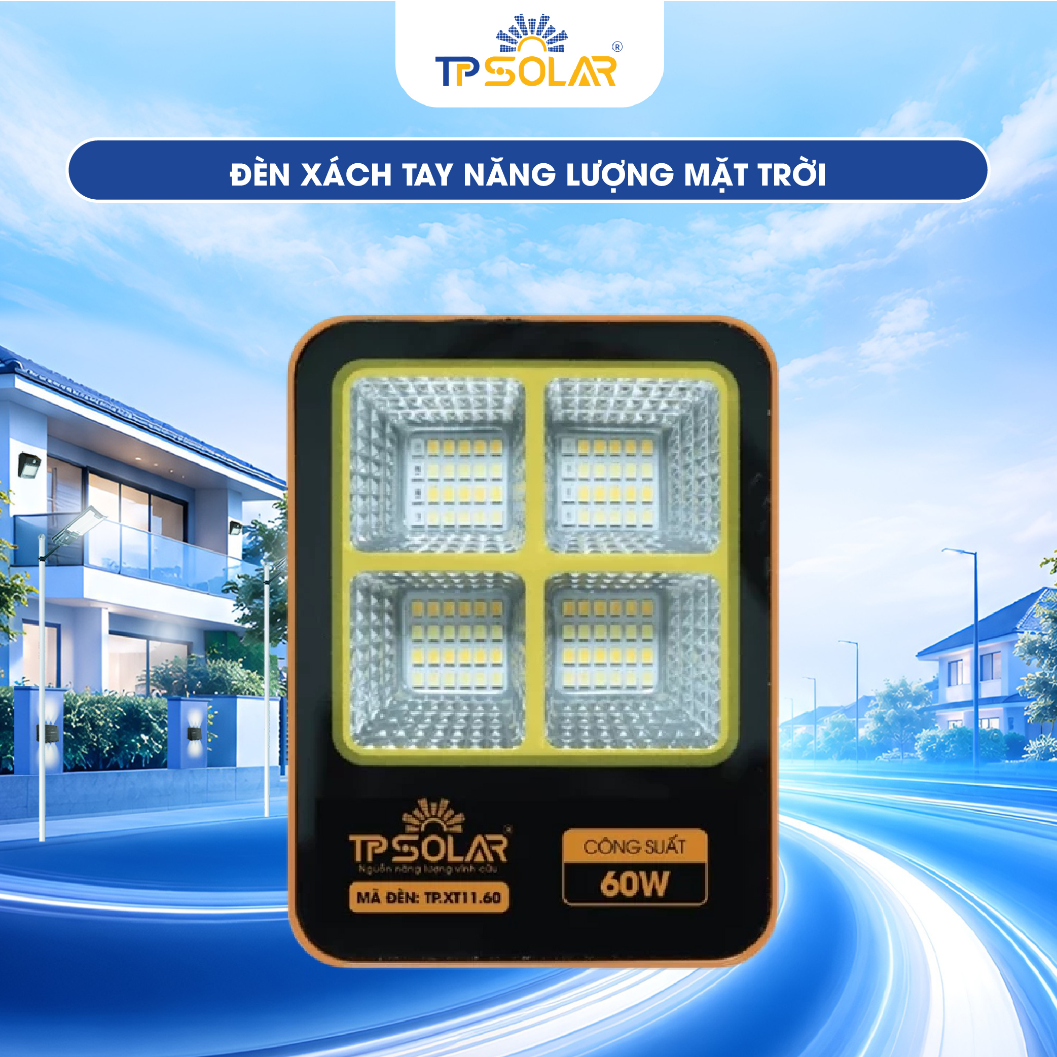 Đèn xách tay năng lượng mặt trời