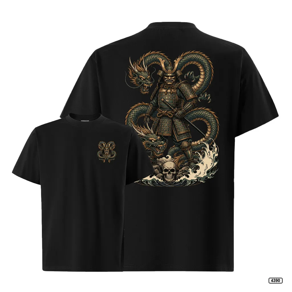 Áo thun nam samurai serpent form rộng TeePrint 4390_thumbnail_12