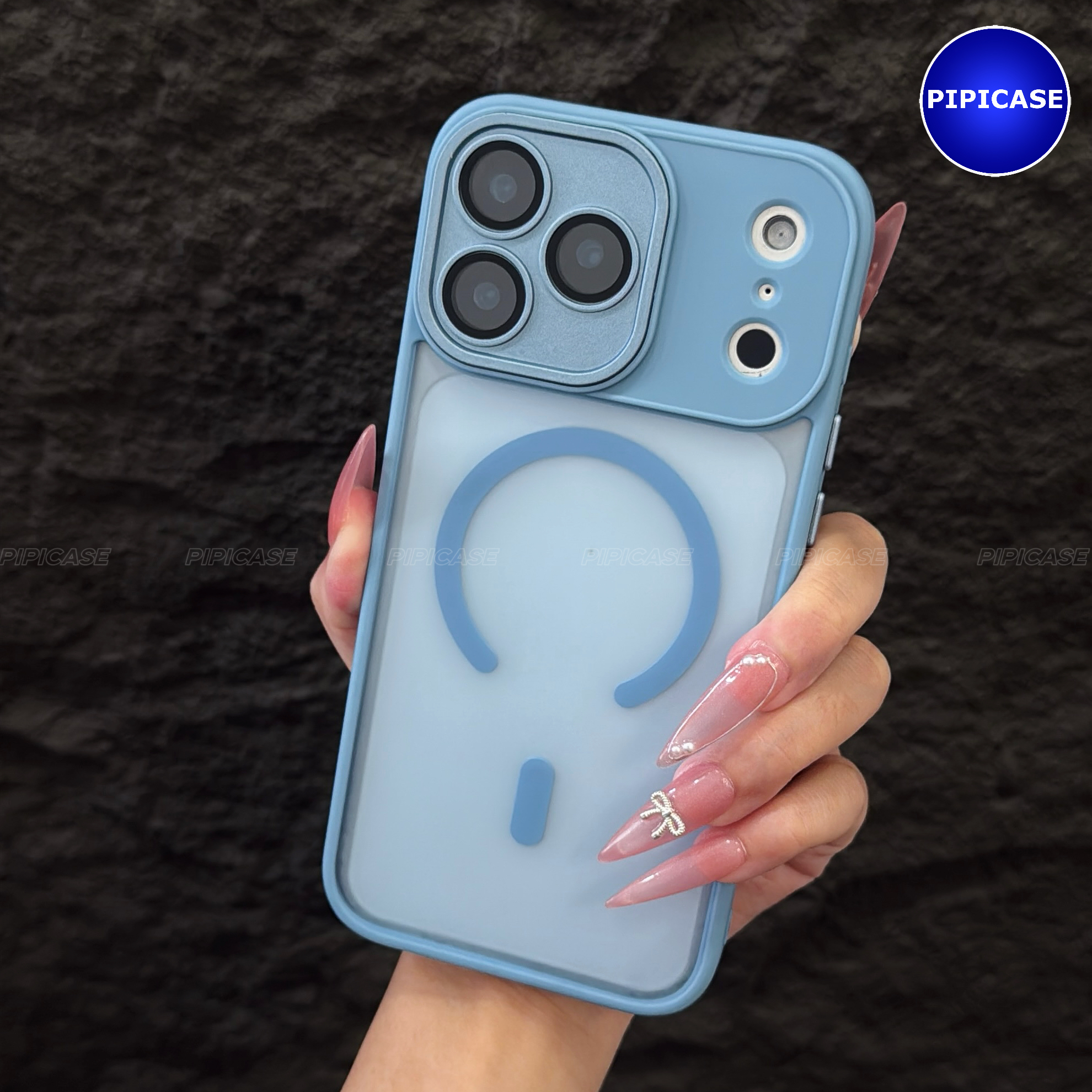 Ốp Lưng iPhone 17 Pro Max - Kao - Xanh Nhạt_thumbnail_0