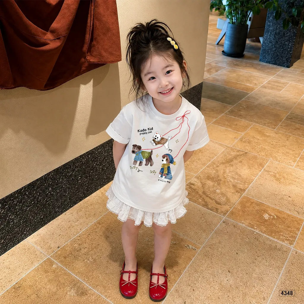 Áo thun bé trai bé gái form rộng Puppy Pal Kado 4348_thumbnail_5
