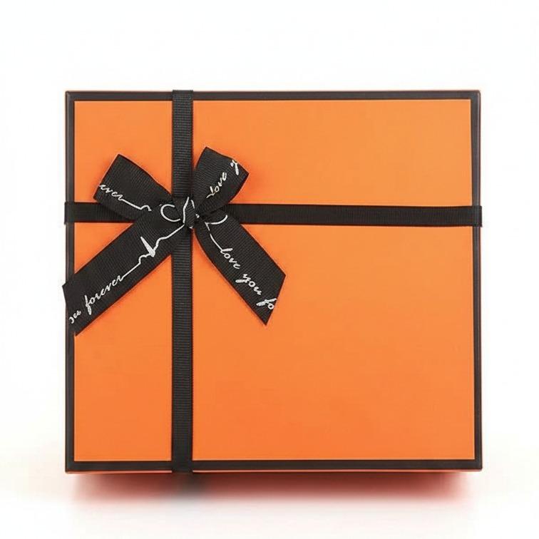 Hộp Quà Tặng Size 35x27x9 Cunbag Gắn Nơ Màu Cam Sang Trọng Thiết Kế Tinh Tế Dịp Sinh Nhật HCUN005_thumbnail_8