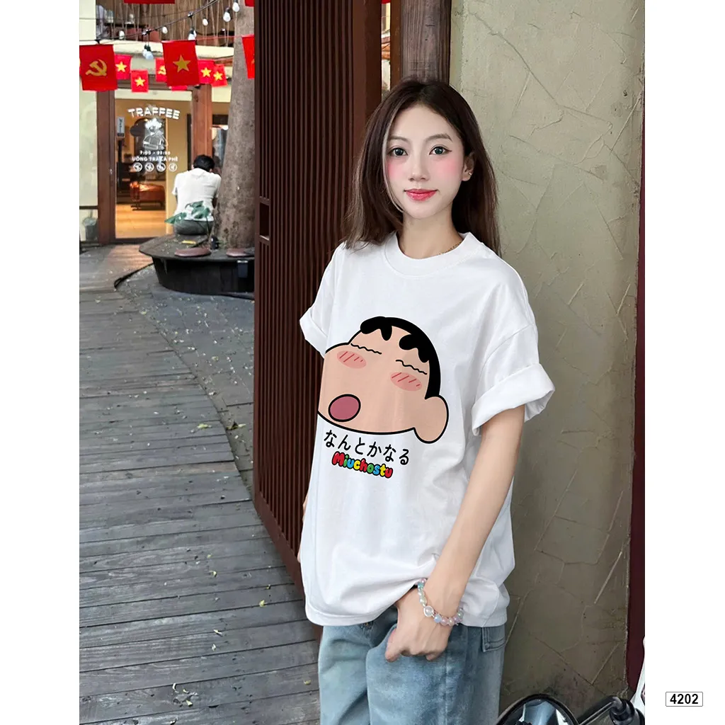Áo thun boxy nam nữ Shiin cute Miucho 4202_thumbnail_5